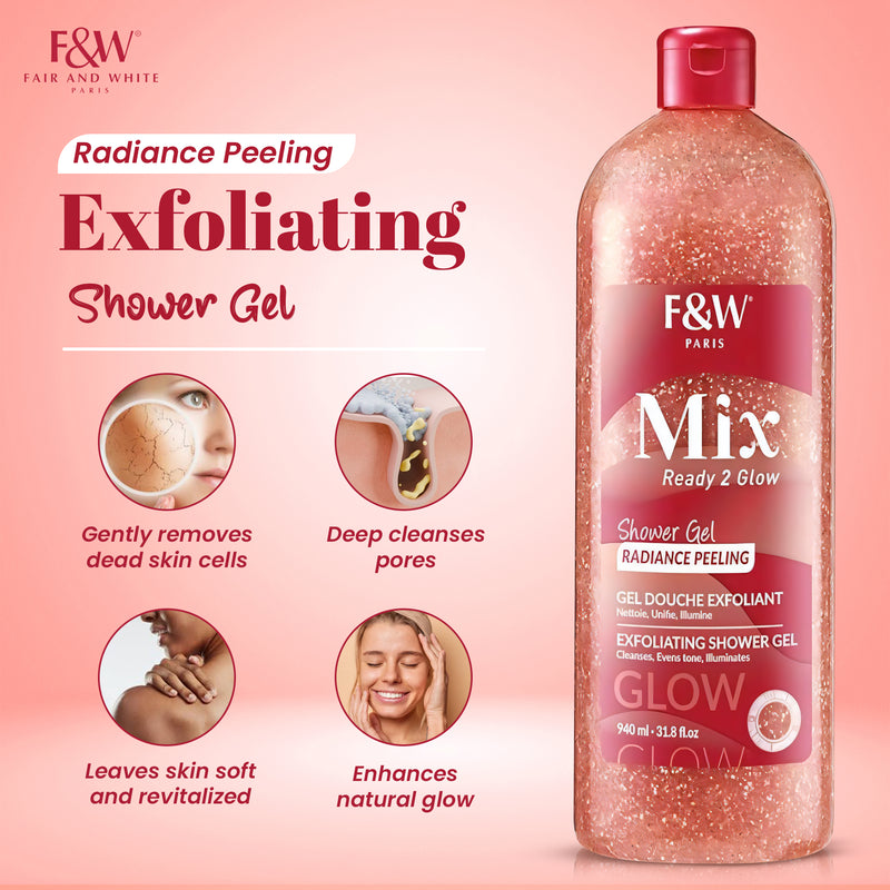 Mix Exfoliating Shower Gel 940ml