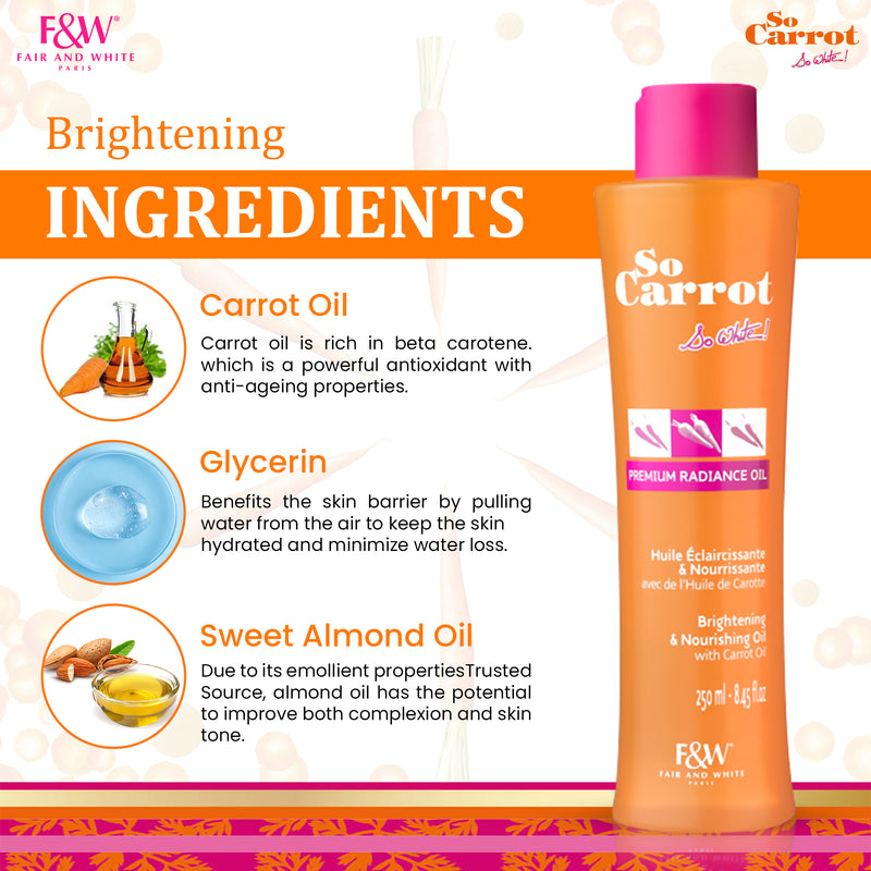 So Carrot Brightening And Nourishing Oil 250ml
