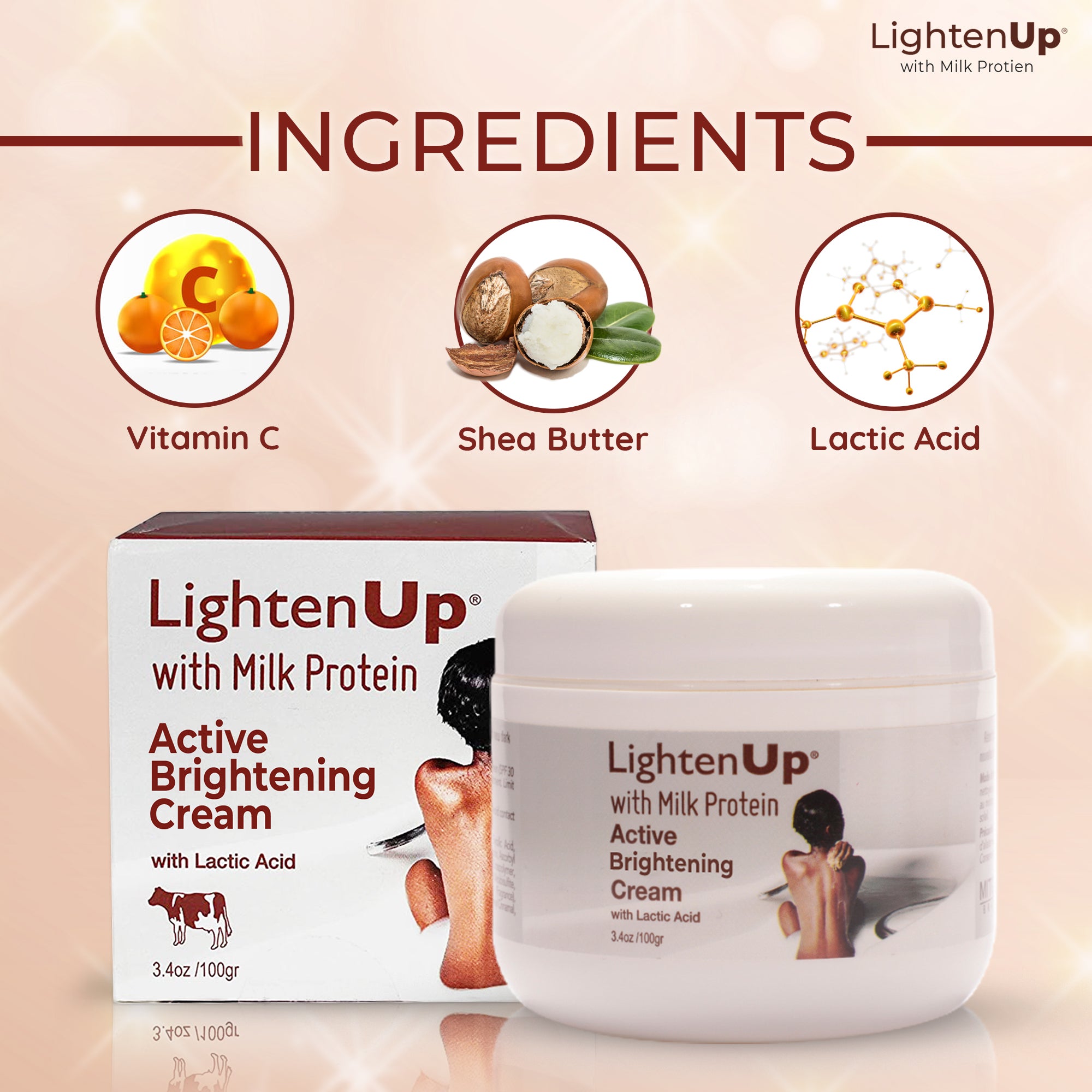 LightenUp Milk Active Lightening Cream 100 ML