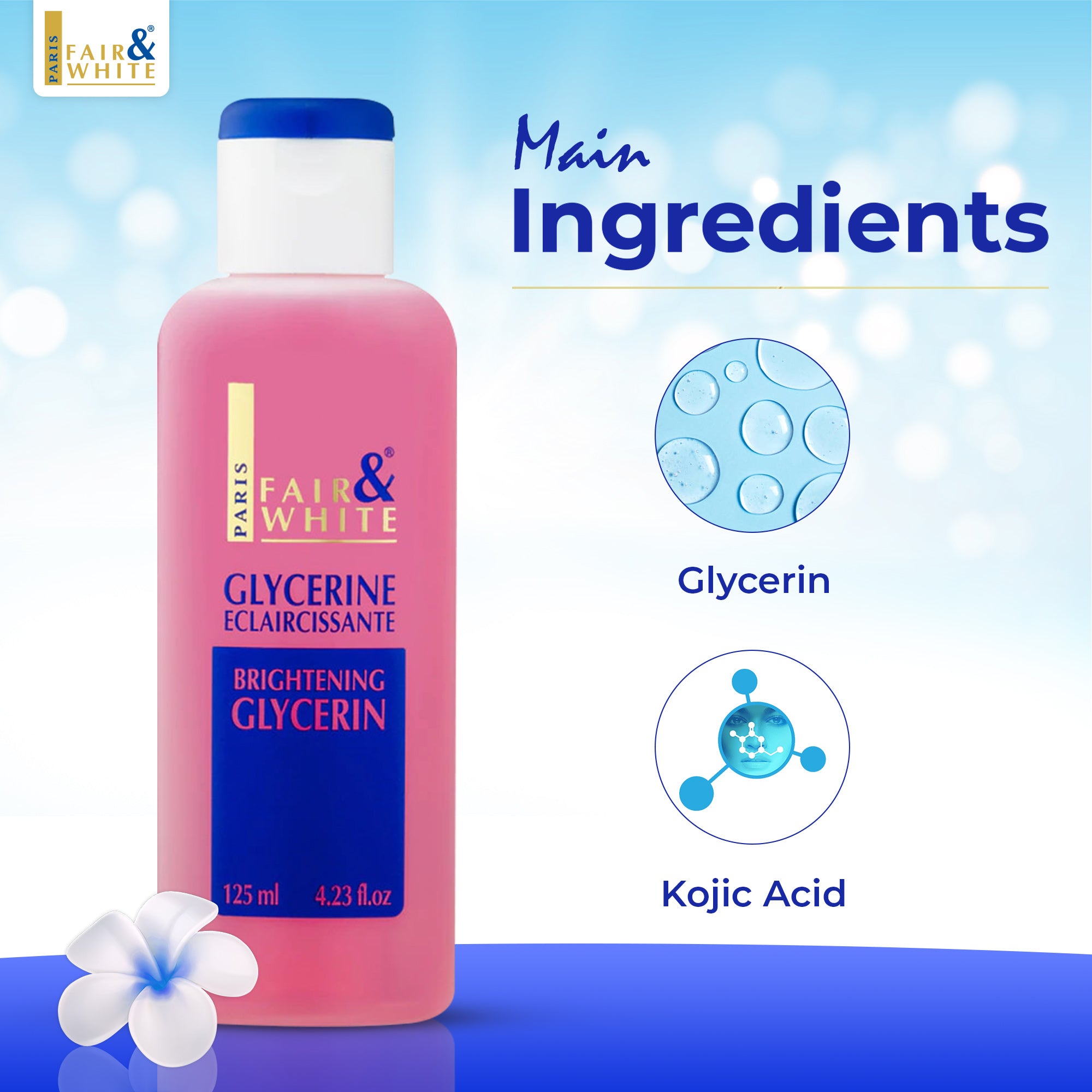 Fair and White Original Brightening Glycerin Lotion 125ml