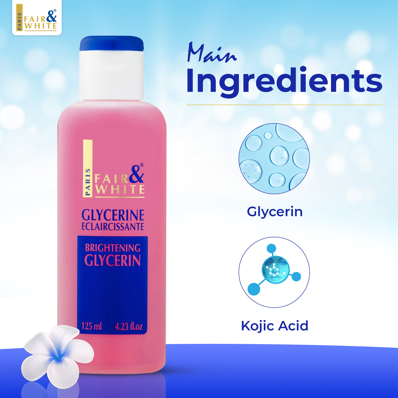 Fair and White Original Brightening Glycerin Lotion 125ml