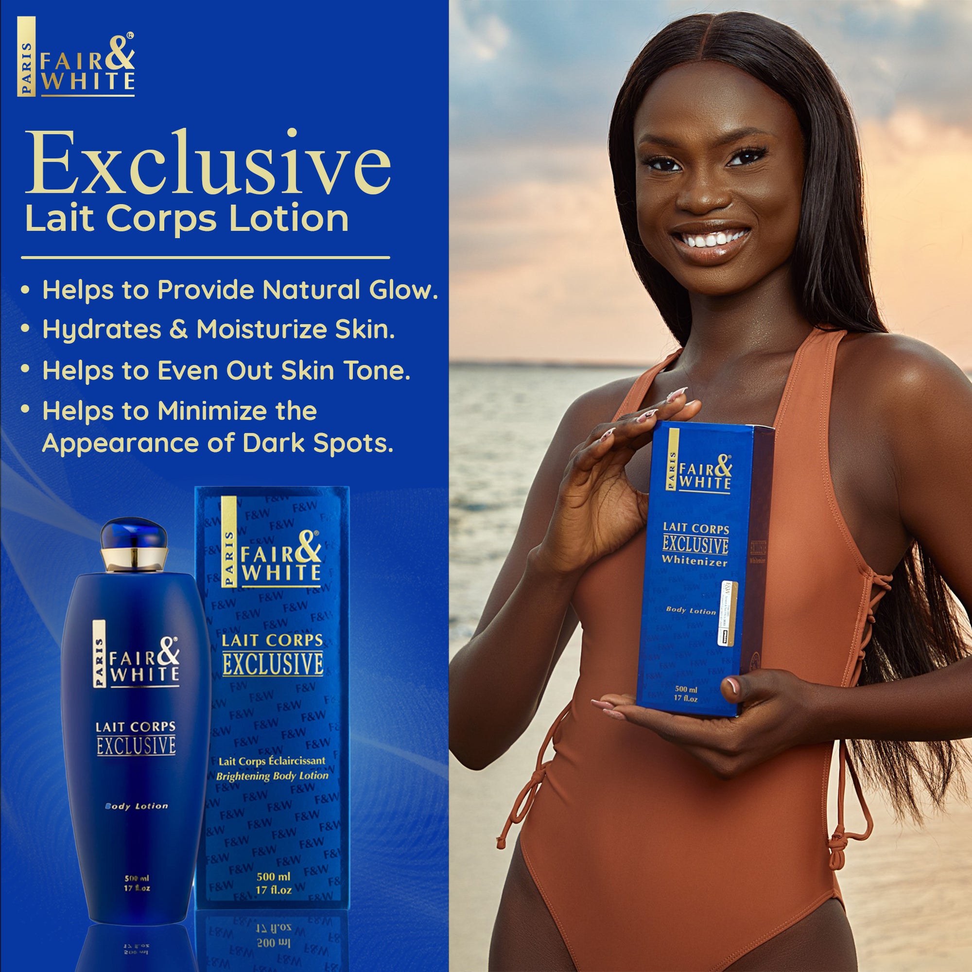 Fair and White Exclusive Whitenize Body Lotion 500ml