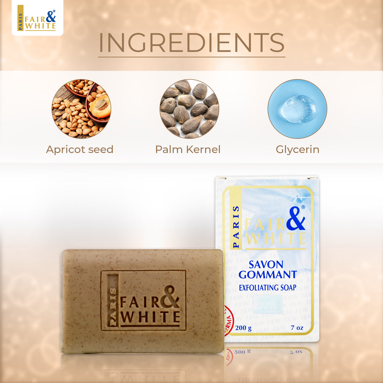 Fair and White Original White Exfoliating Soap 200g