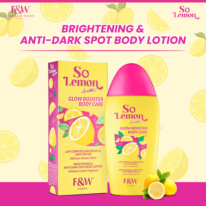 So Lemon Brightening Glow Booster Body Lotion 500ml
