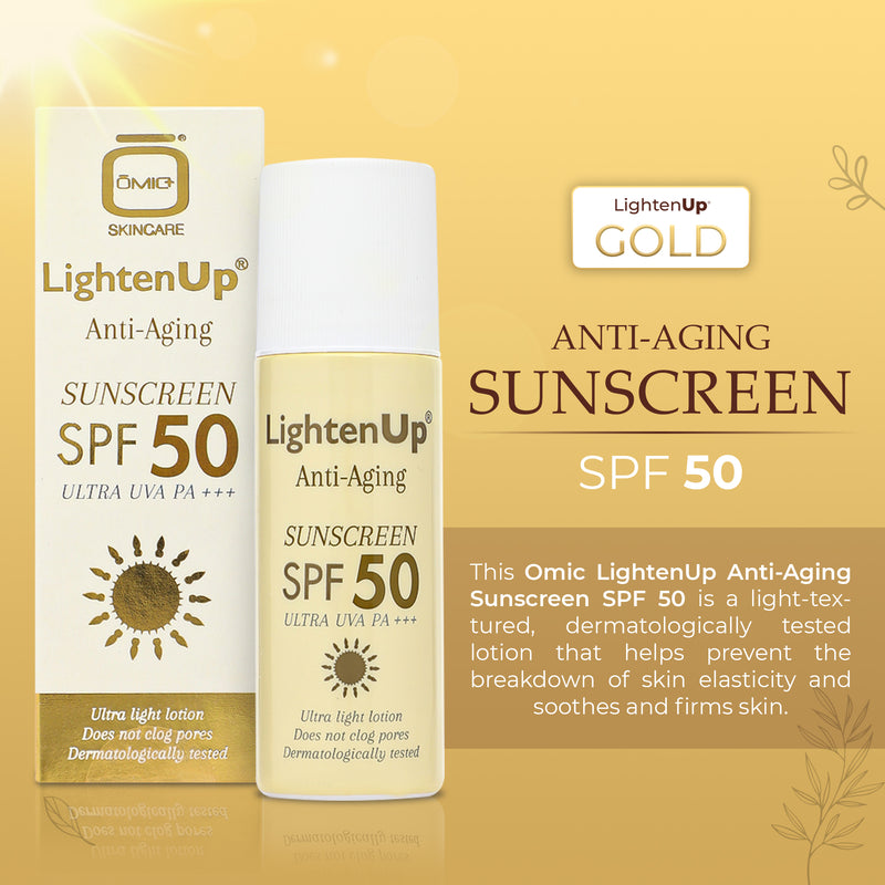 LightenUp Anti-Aging SPF 50 Sunscreen Lotion 90ml