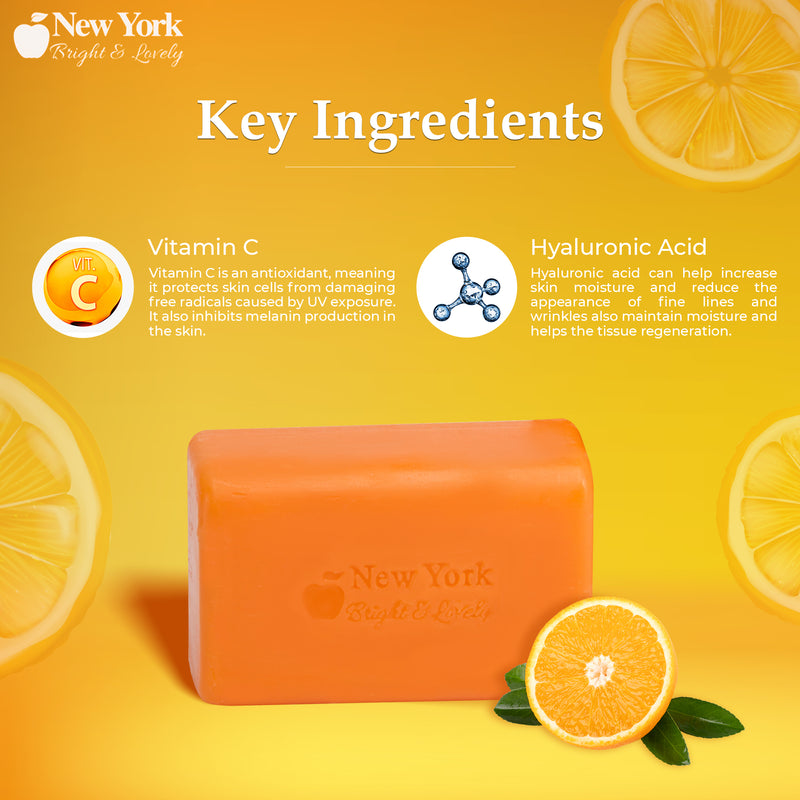 New York Bright & Lovely Exf. Soap w/Vit C 200g