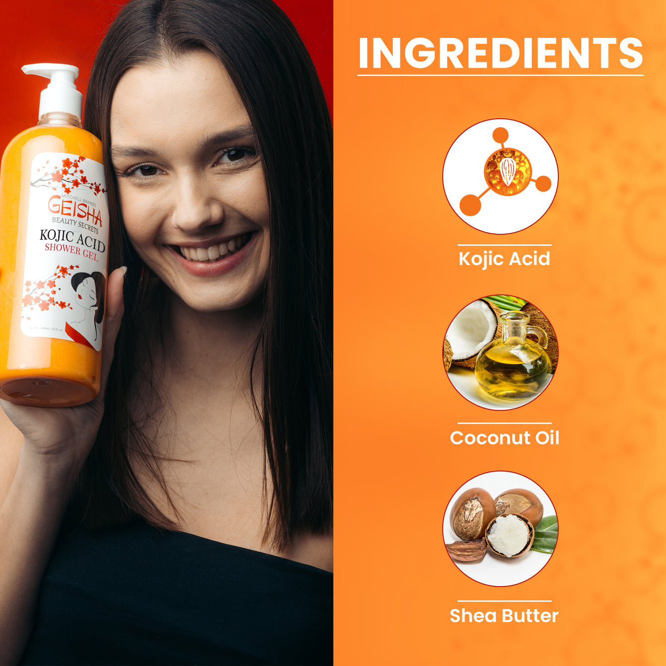 Geisha Exf Shower Gel 1000ml