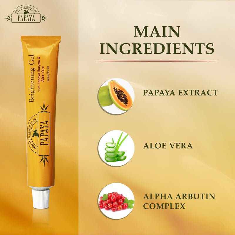 Organic Extract Of Papaya Brightening Gel 30g / 1 fl oz