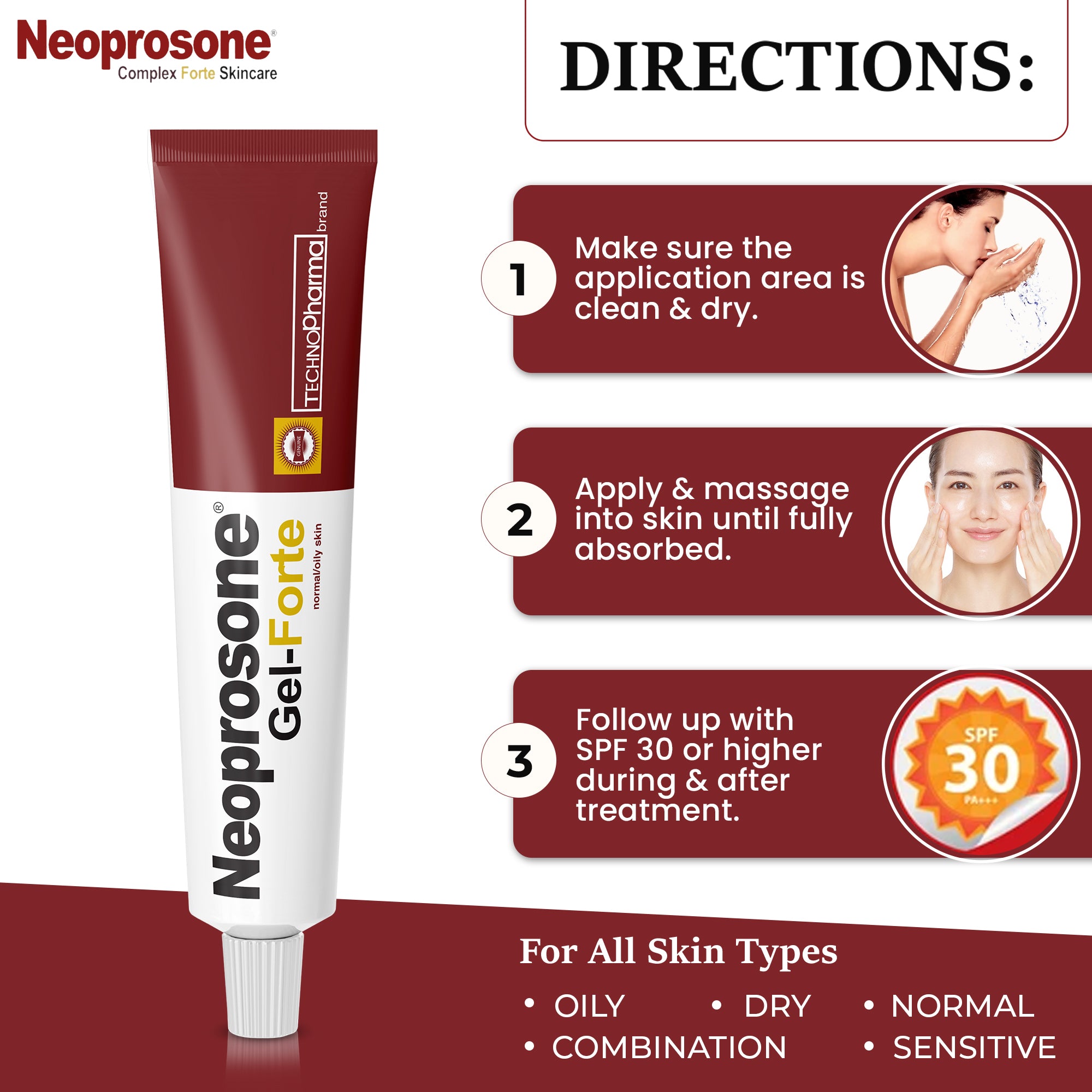 Neoprosone Brightening Gel 30g