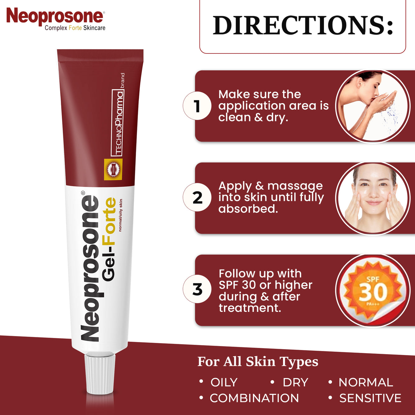 Neoprosone Brightening Gel 30g