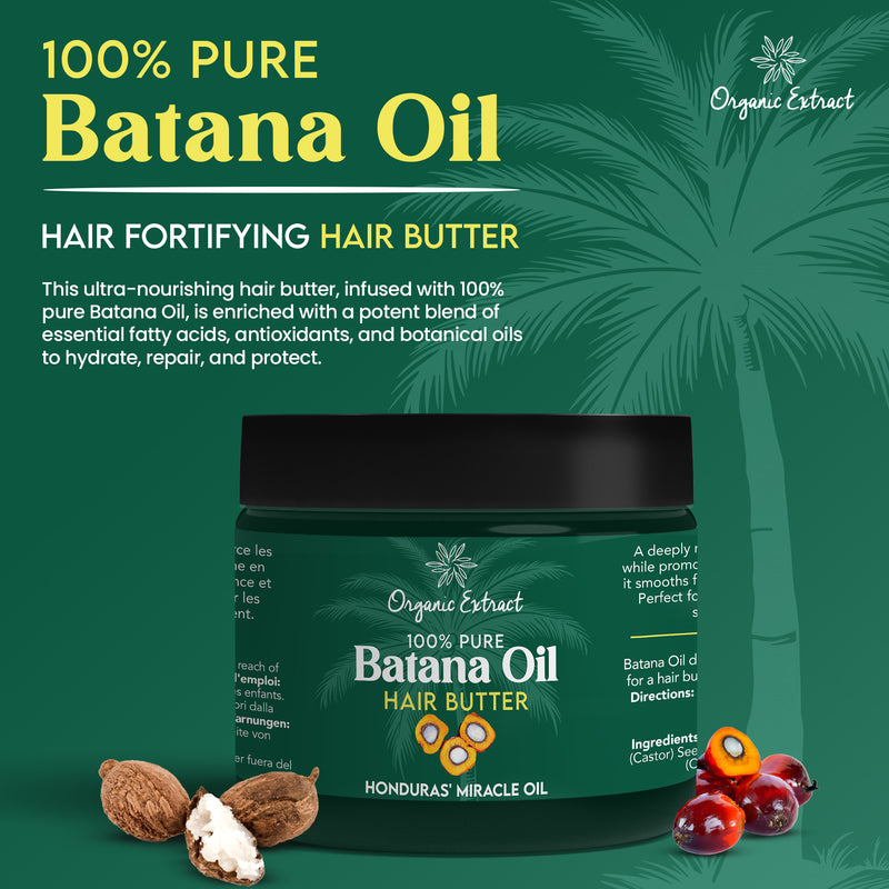 Organic Extract Batana Hair Butter 4 oz / 118ml