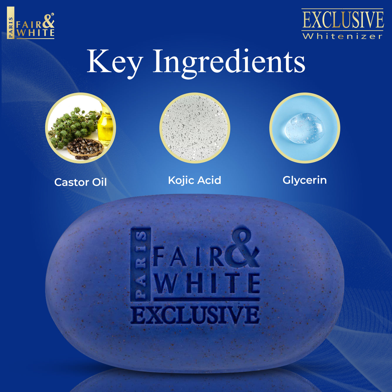 Savon Exfoliant Blanchissant Exclusif Fair and White 200gr 
