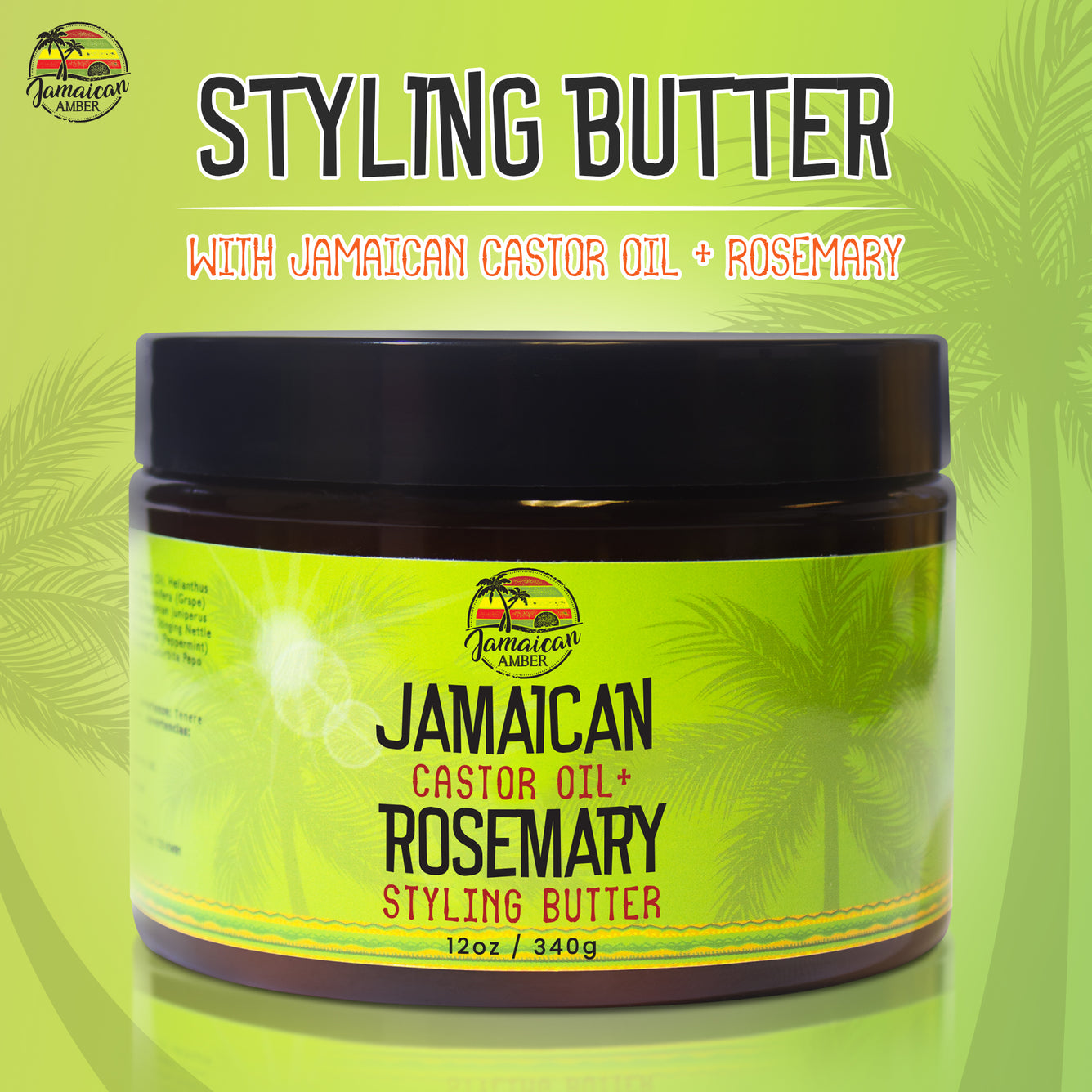 Jamaican Amber Hair Butter Cream 12oz