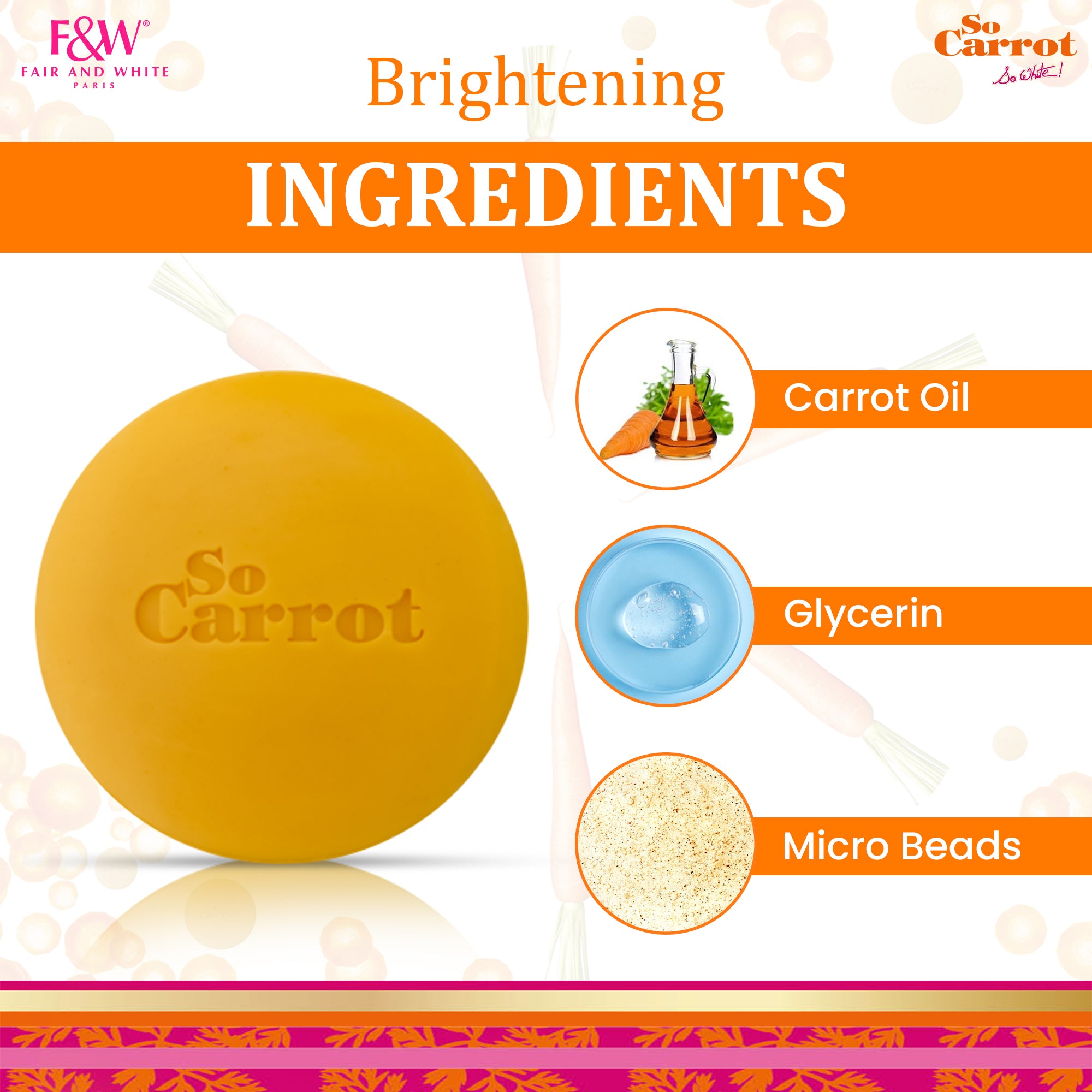 Savon Peeling Impeccable So Carotte Fair and White 200gr