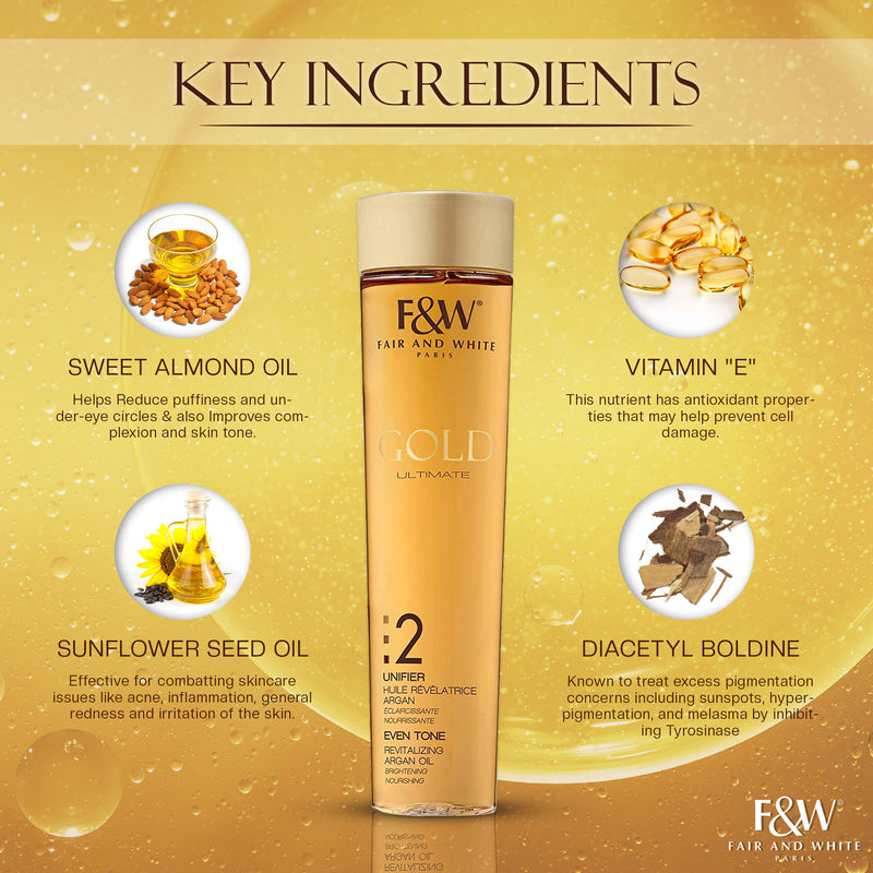 Gold :2 Revitalizing Argan Oil 200ml