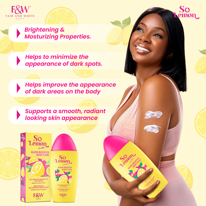 So Lemon Brightening Glow Booster Body Lotion 500ml