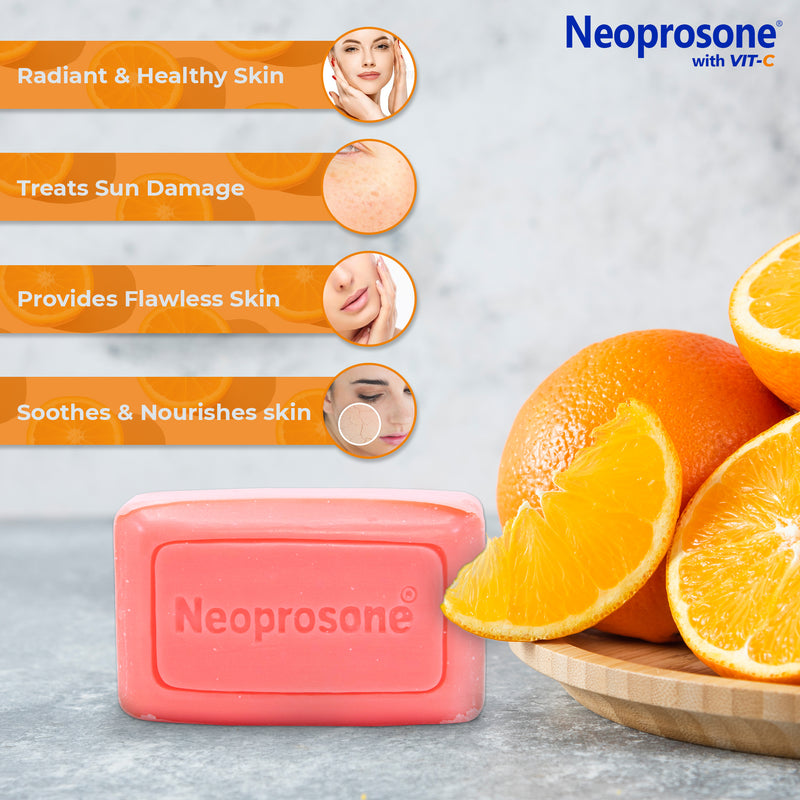 Savon Nettoyant Neoprosone à la Vitamine "C" 80g 