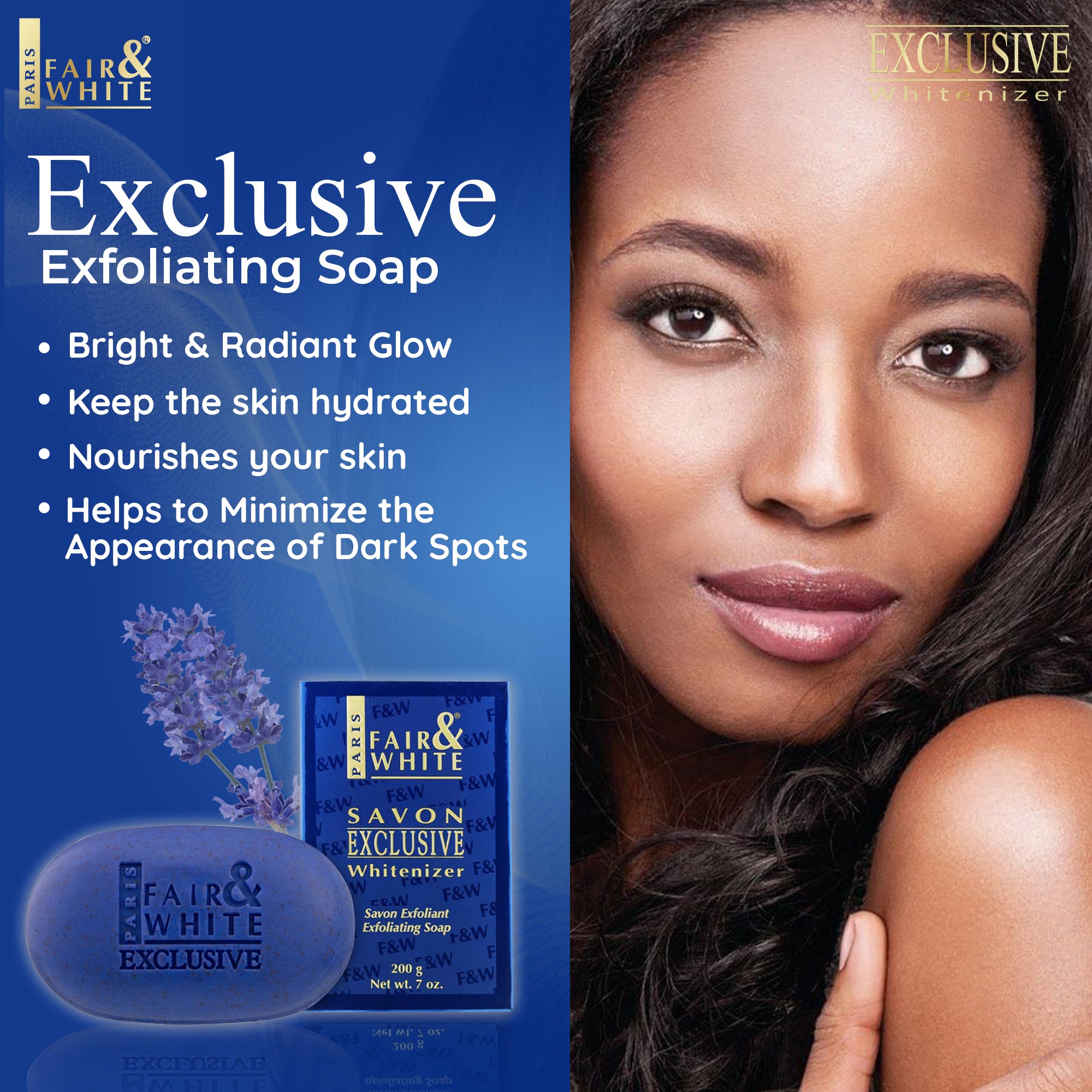 Fair and White Exclusive Whitenizer Exfoliating Soap 200gr