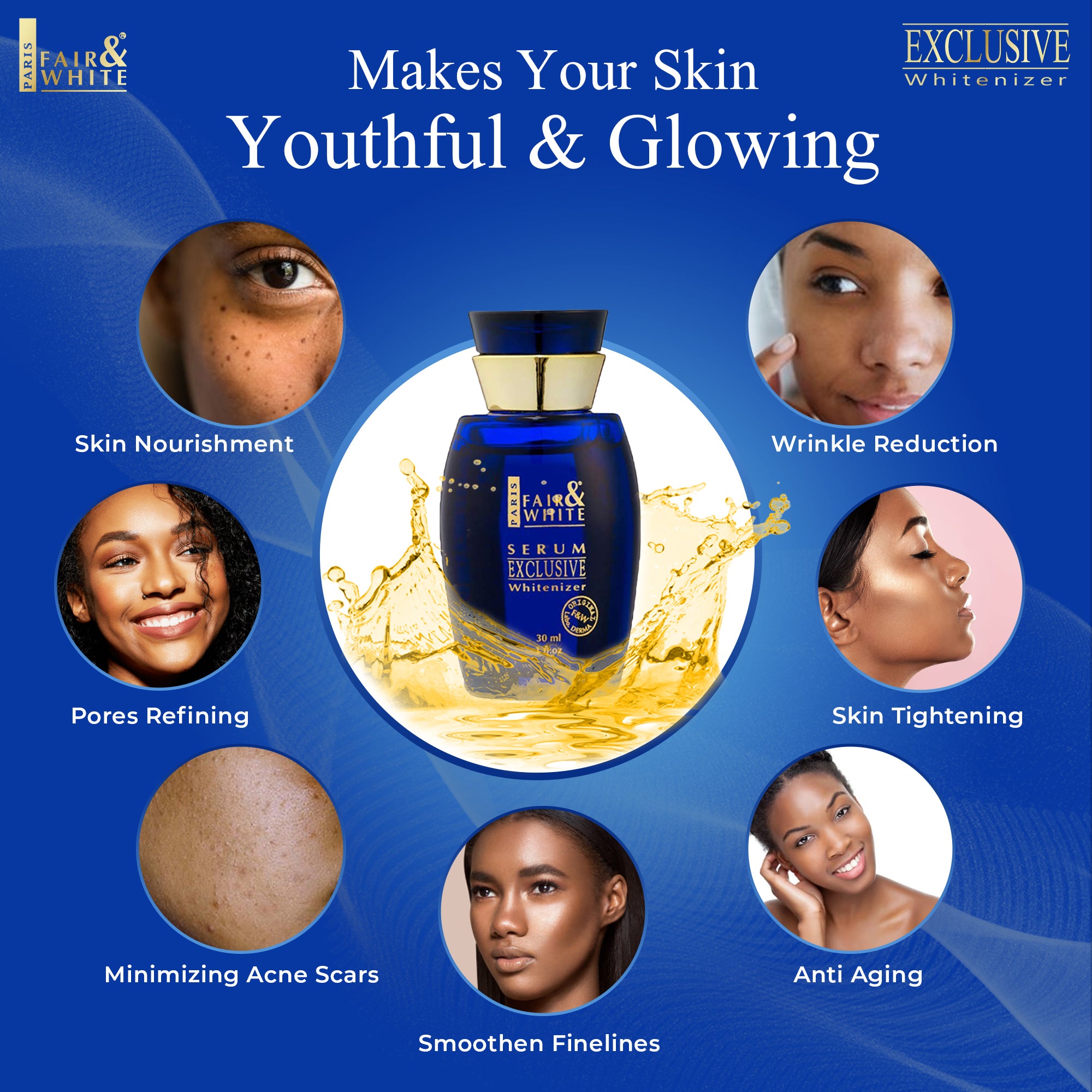 Fair and White Exclusive Whitenizer Serum 30ml