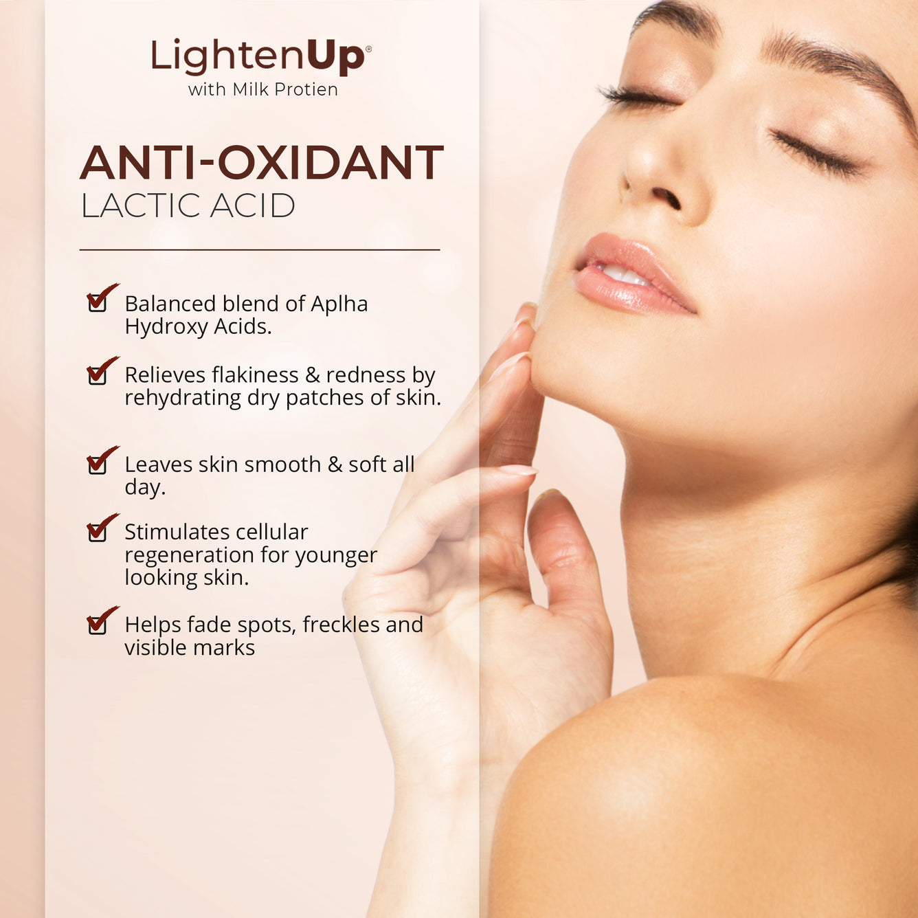 Sérum éclaircissant au lait LightenUp 30 ml 