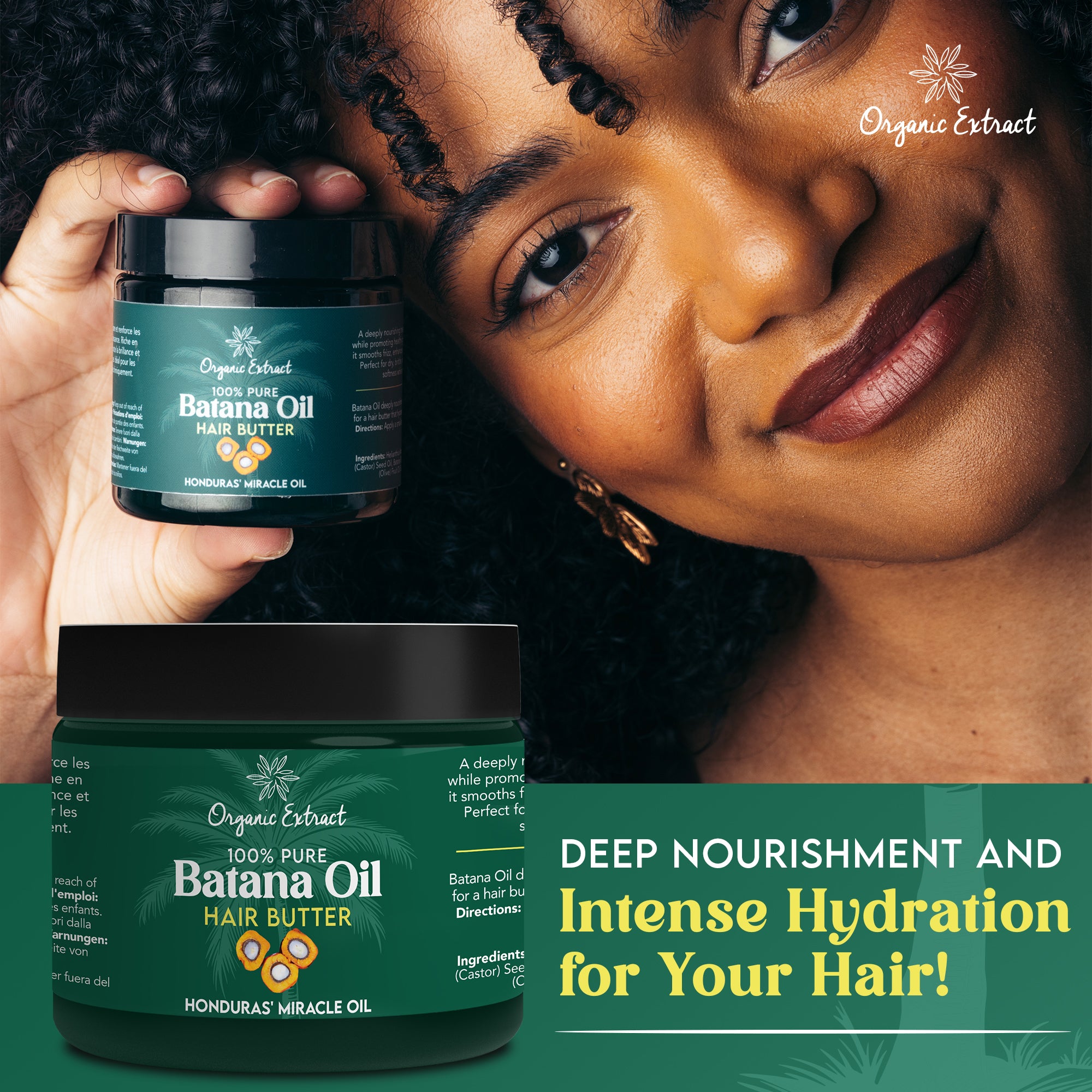 Organic Extract Batana Hair Butter 4 oz / 118ml