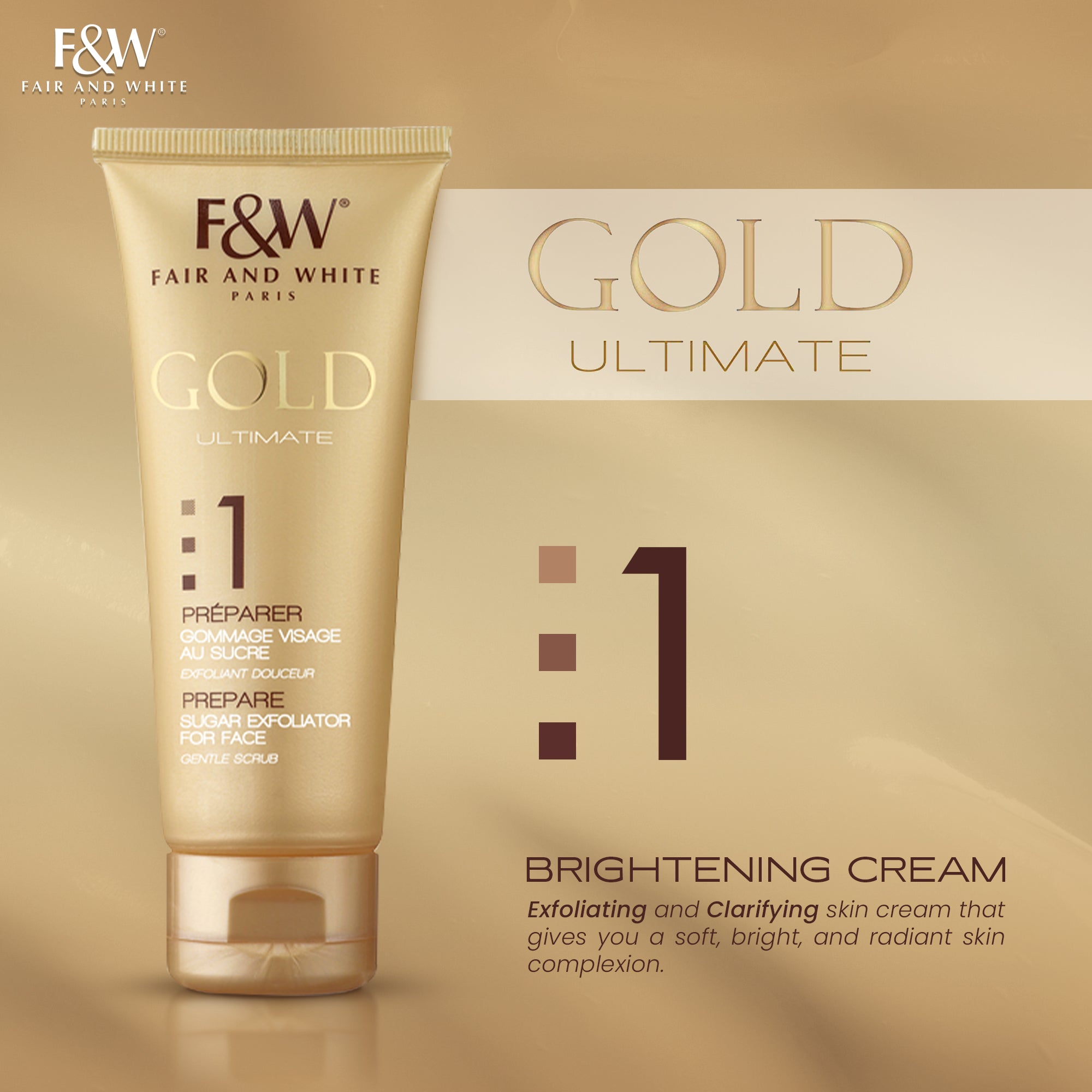 Gold Aha Brightening Cream - 75ml