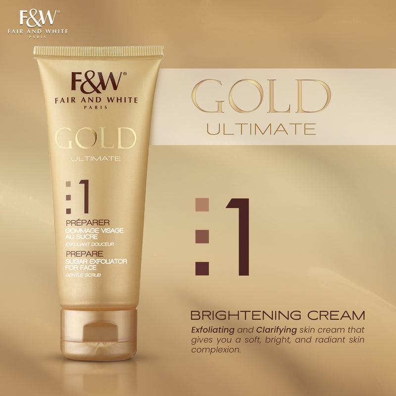 Crème éclaircissante Gold Aha - 75 ml 