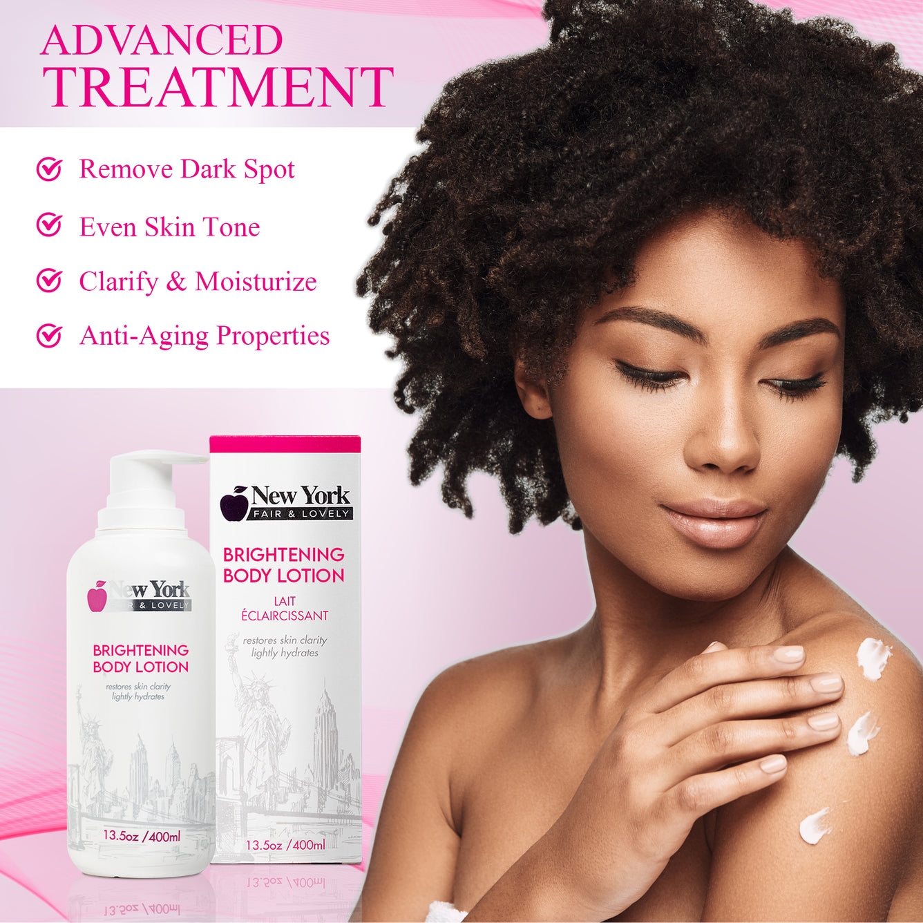 New York Fair & Lovely Body Brightening Lotion 400 ML