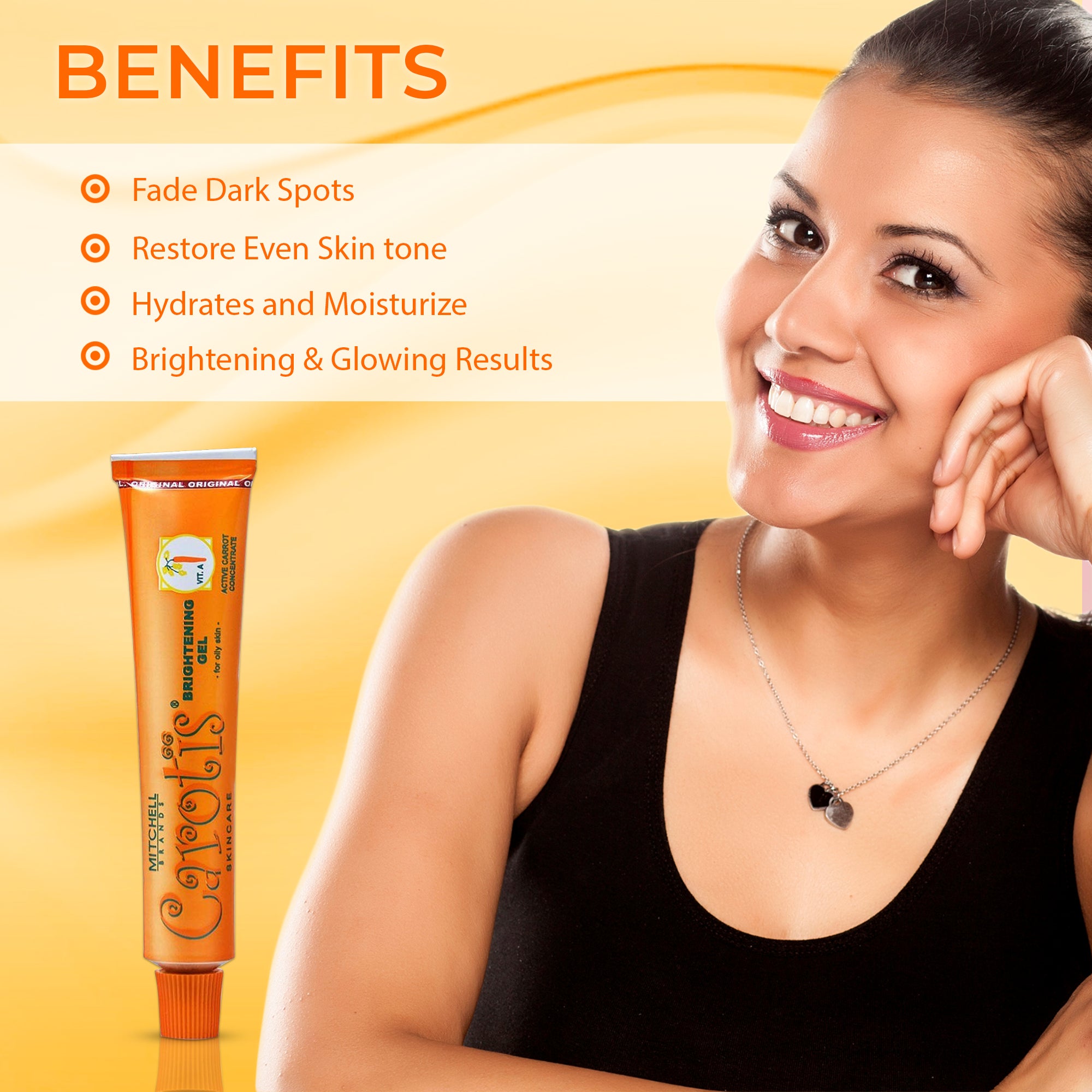 Carotis Skin Brightening Gel With Vitamin A 30g / 1 fl oz
