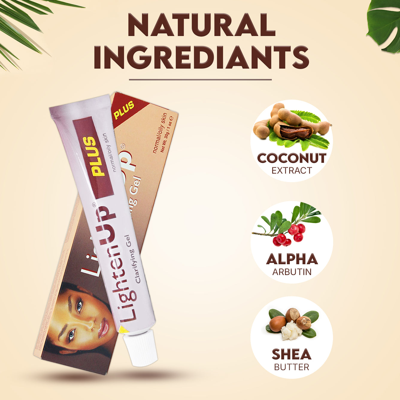 LightenUp Plus Clarifying Gel Tube With Alpha Arbutin 30g / 1 oz