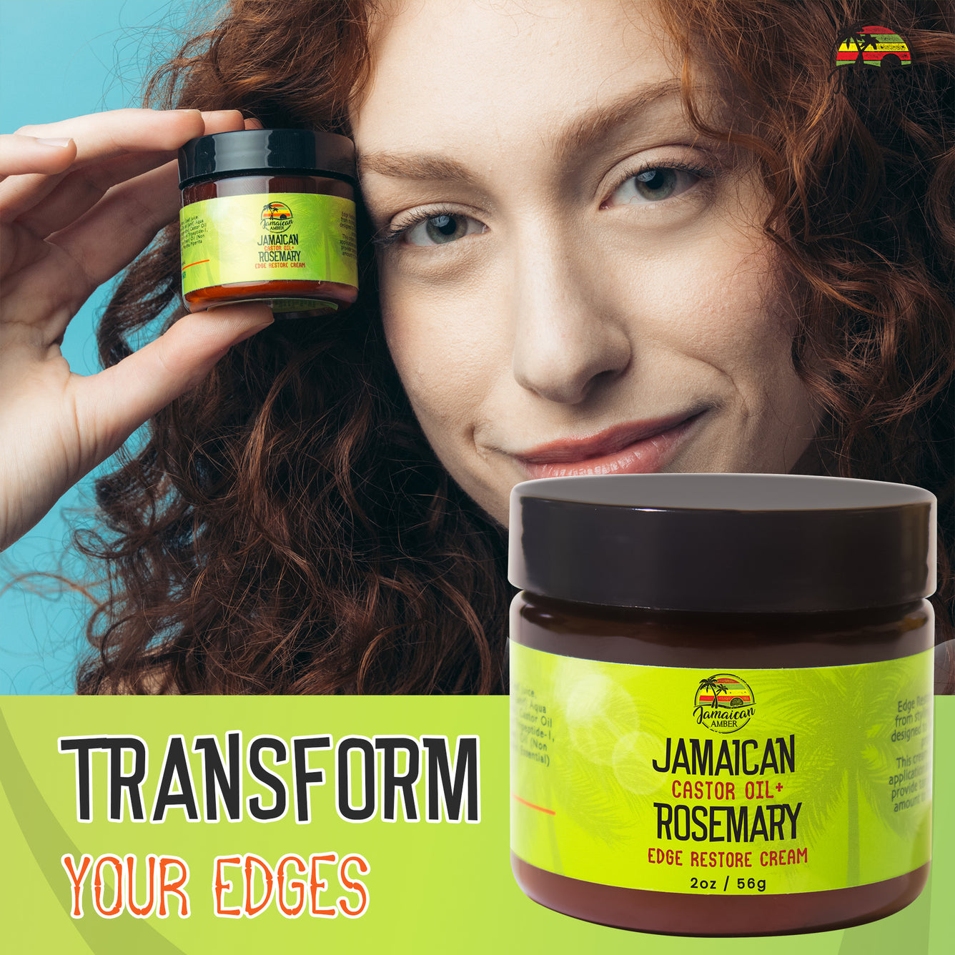 Restauration du bord de l'ambre jamaïcain 2oz