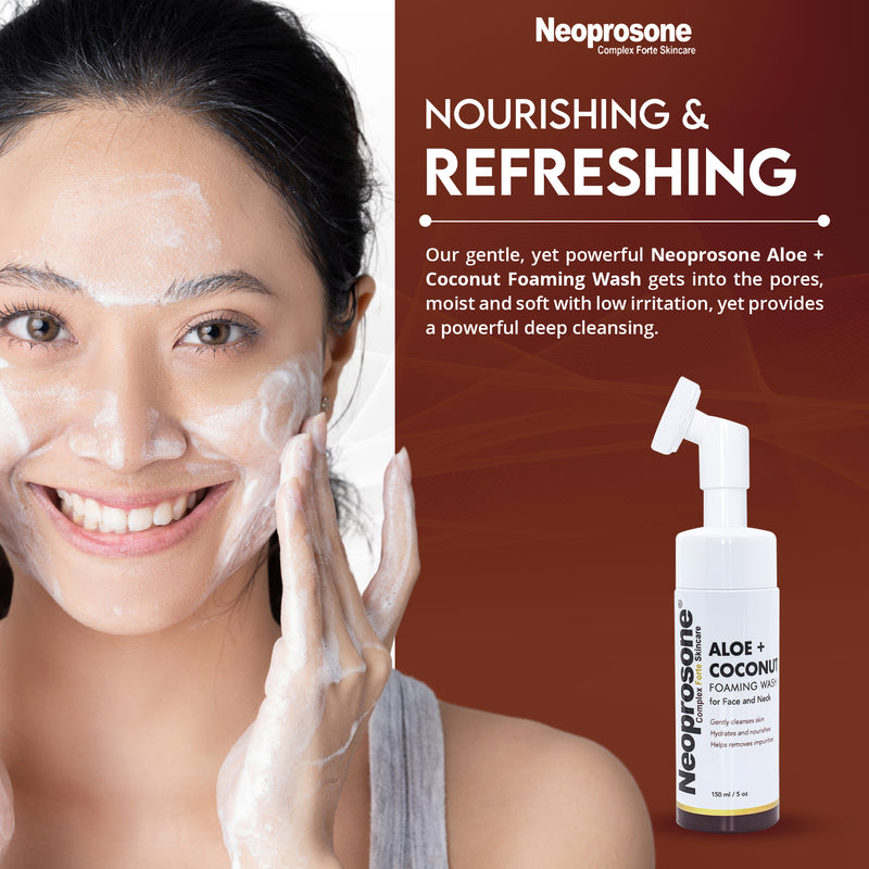 Neoprosone Foaming Wash With Aloe And Coconut 150ml / 5 fl oz