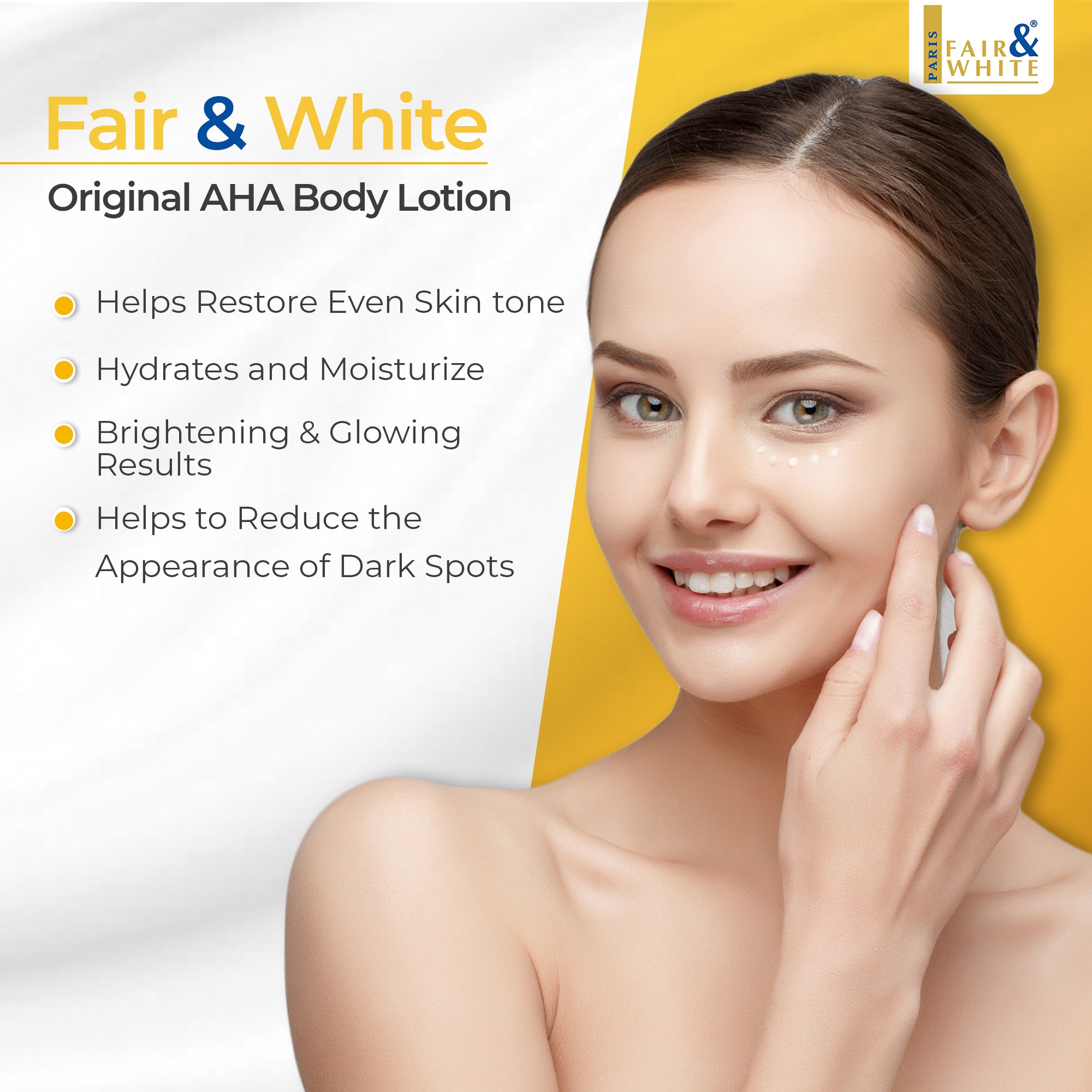 Fair and White AHA Body Lotion  500ml
