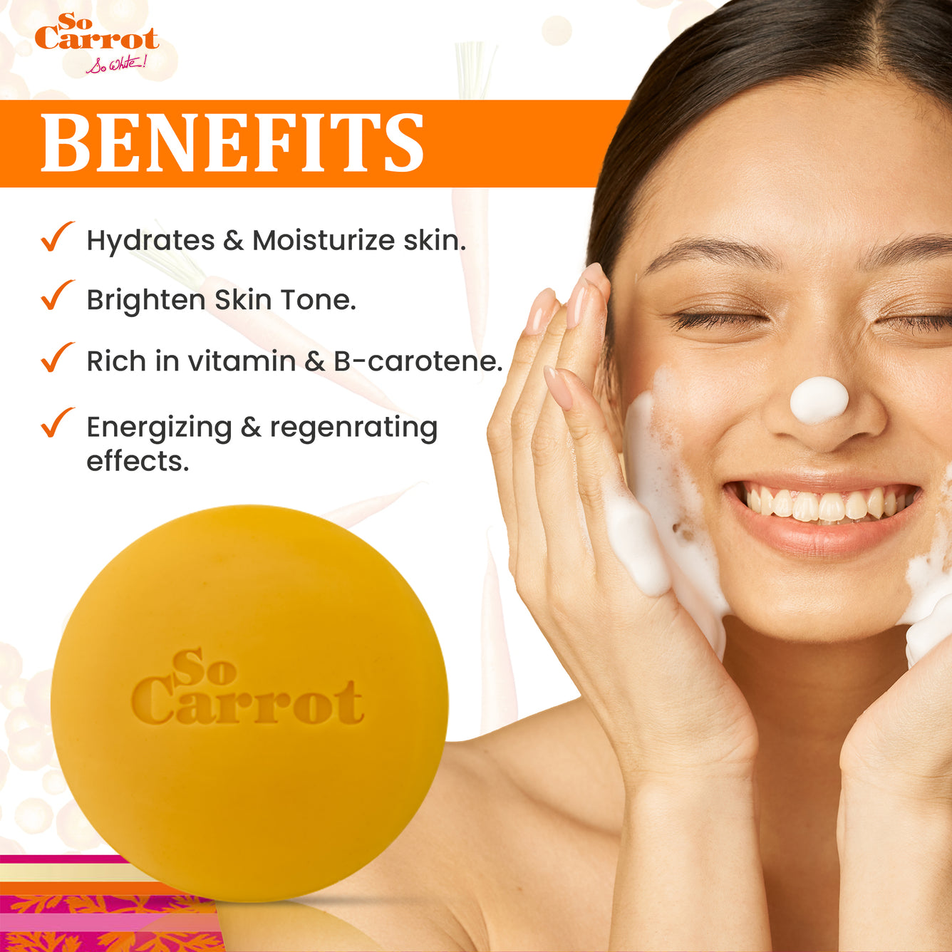 Savon Peeling Impeccable So Carotte Fair and White 200gr