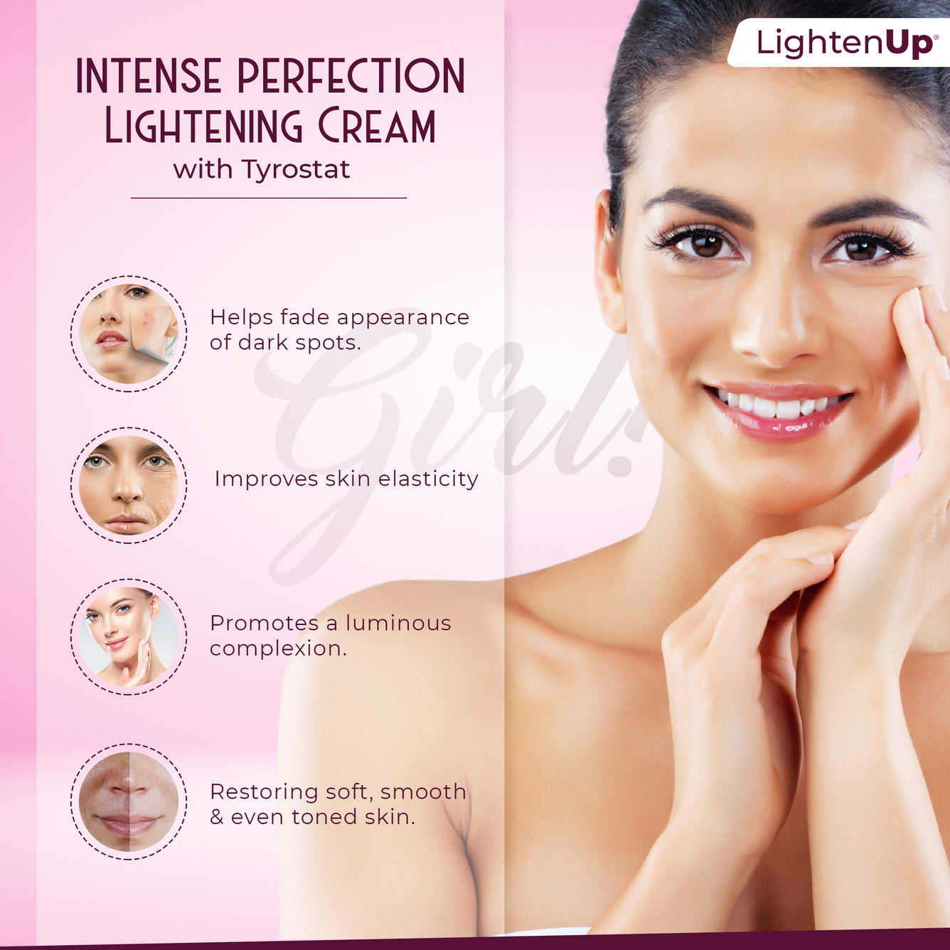 LightenUp Girl Intense Perfection Lightening Cream 100 ML