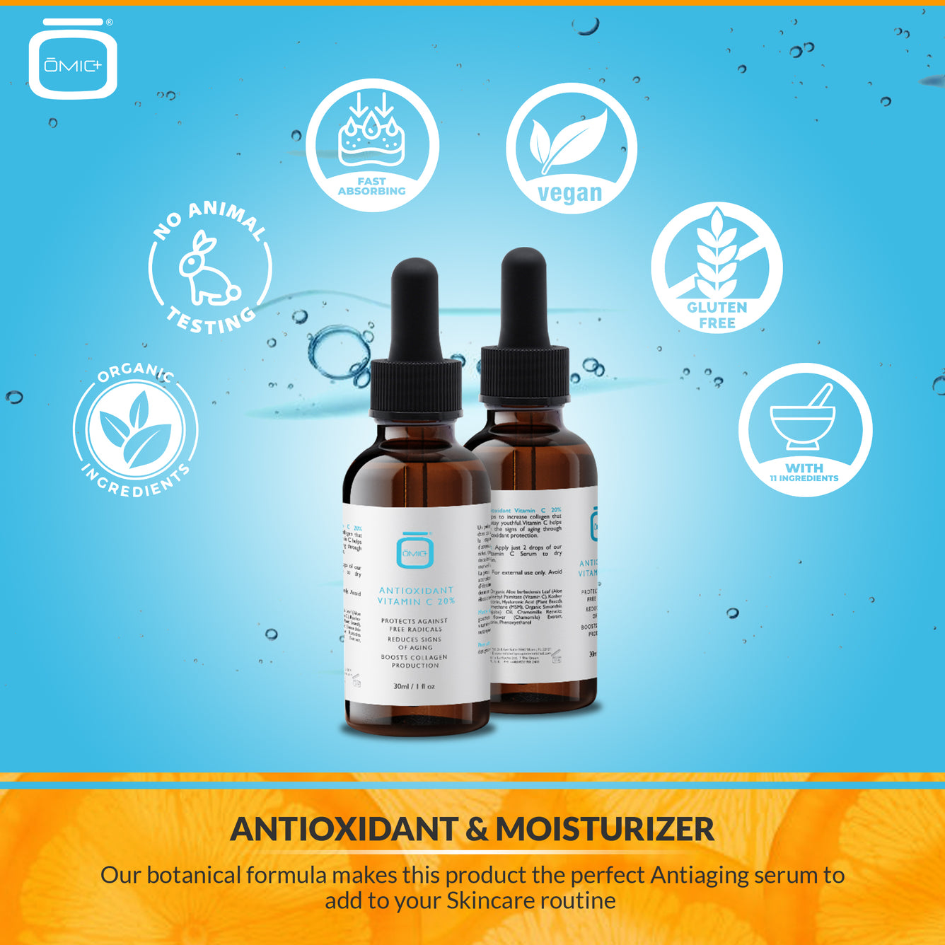 US Omic+ Antioxydant Vit C 30 ml 