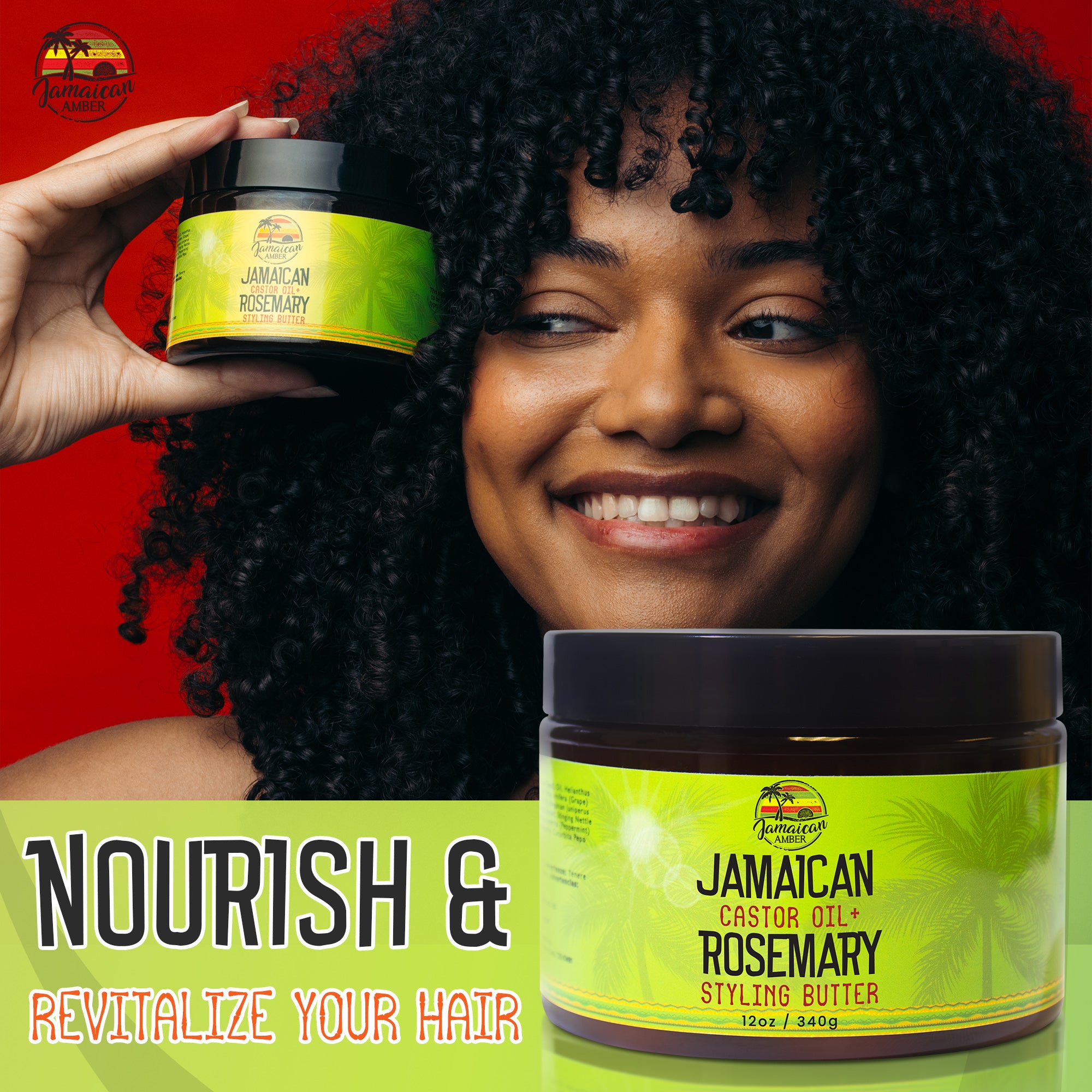 Jamaican Amber Hair Butter Cream 12oz