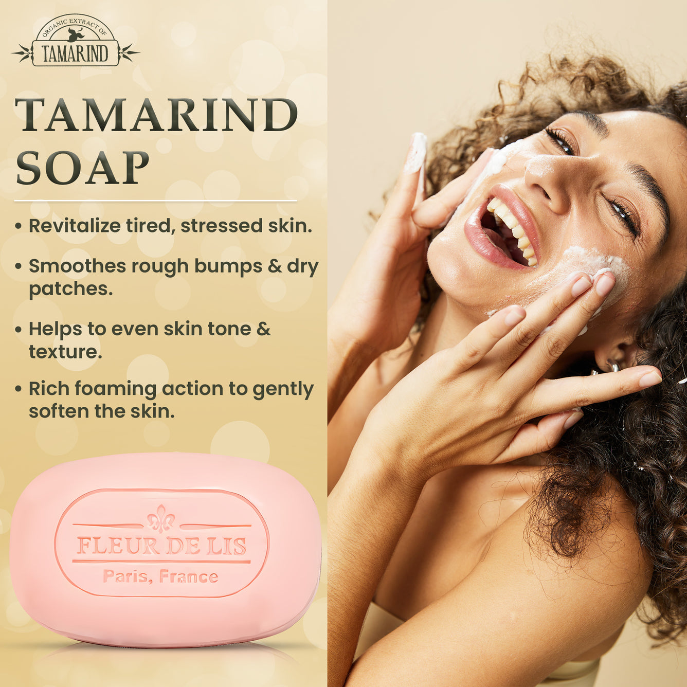Organic Extract of Tamarind Soap 80g