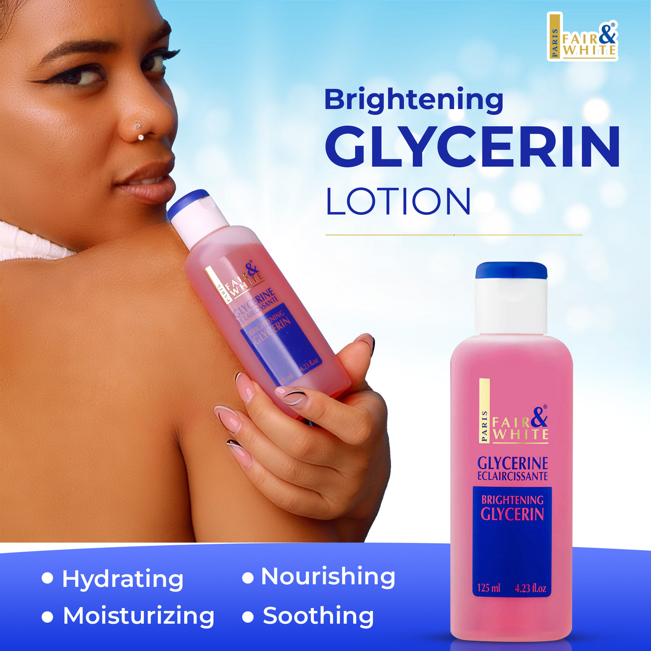 Fair and White Original Brightening Glycerin Lotion 125ml