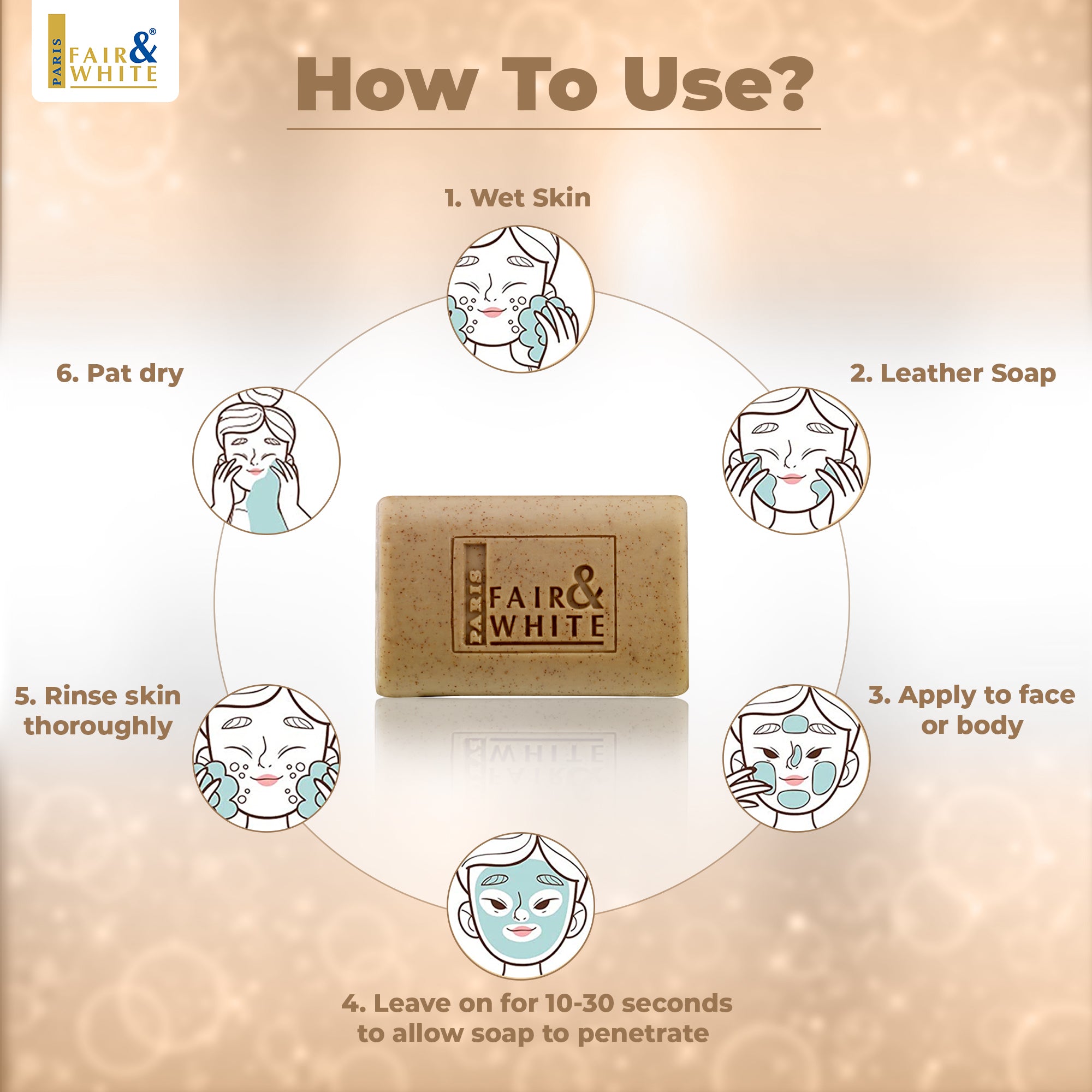 Fair and White Original White Exfoliating Soap 200g