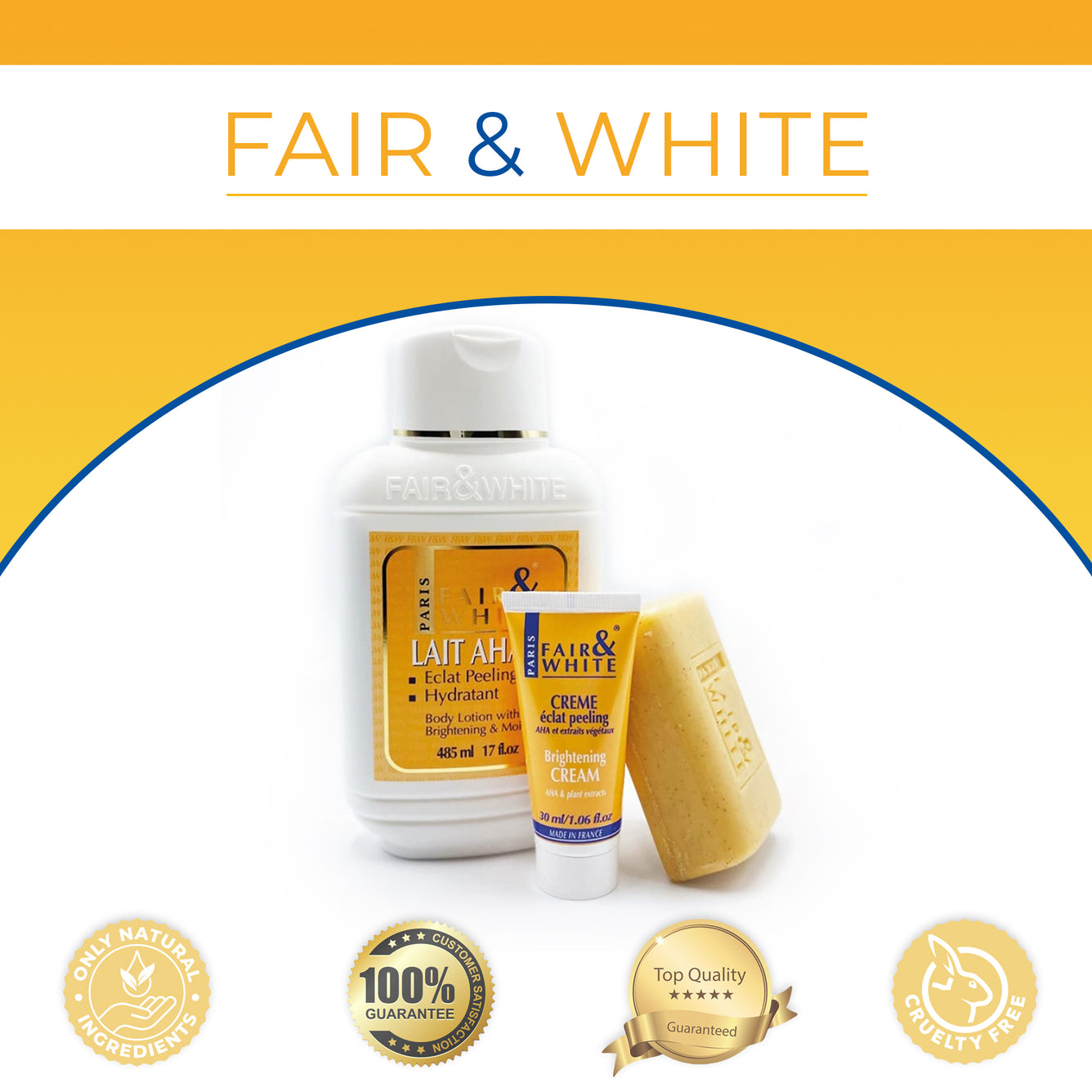 Fair and White AHA Body Lotion  500ml