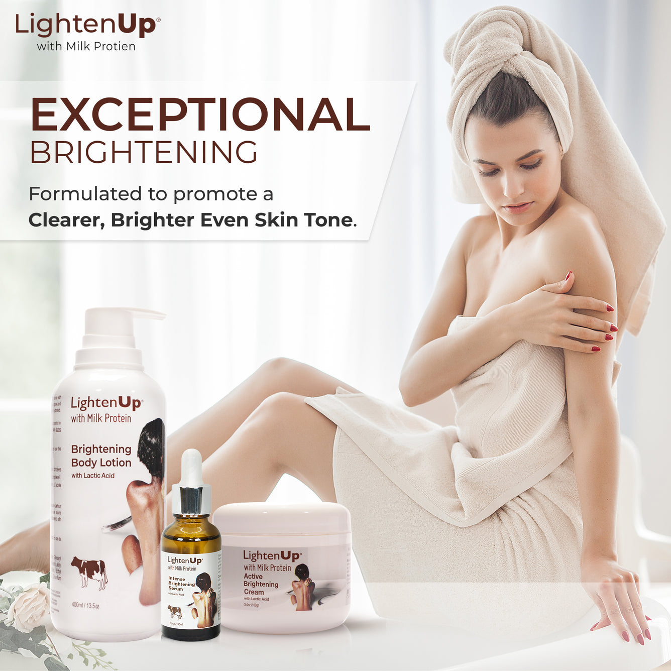 Sérum éclaircissant au lait LightenUp 30 ml 