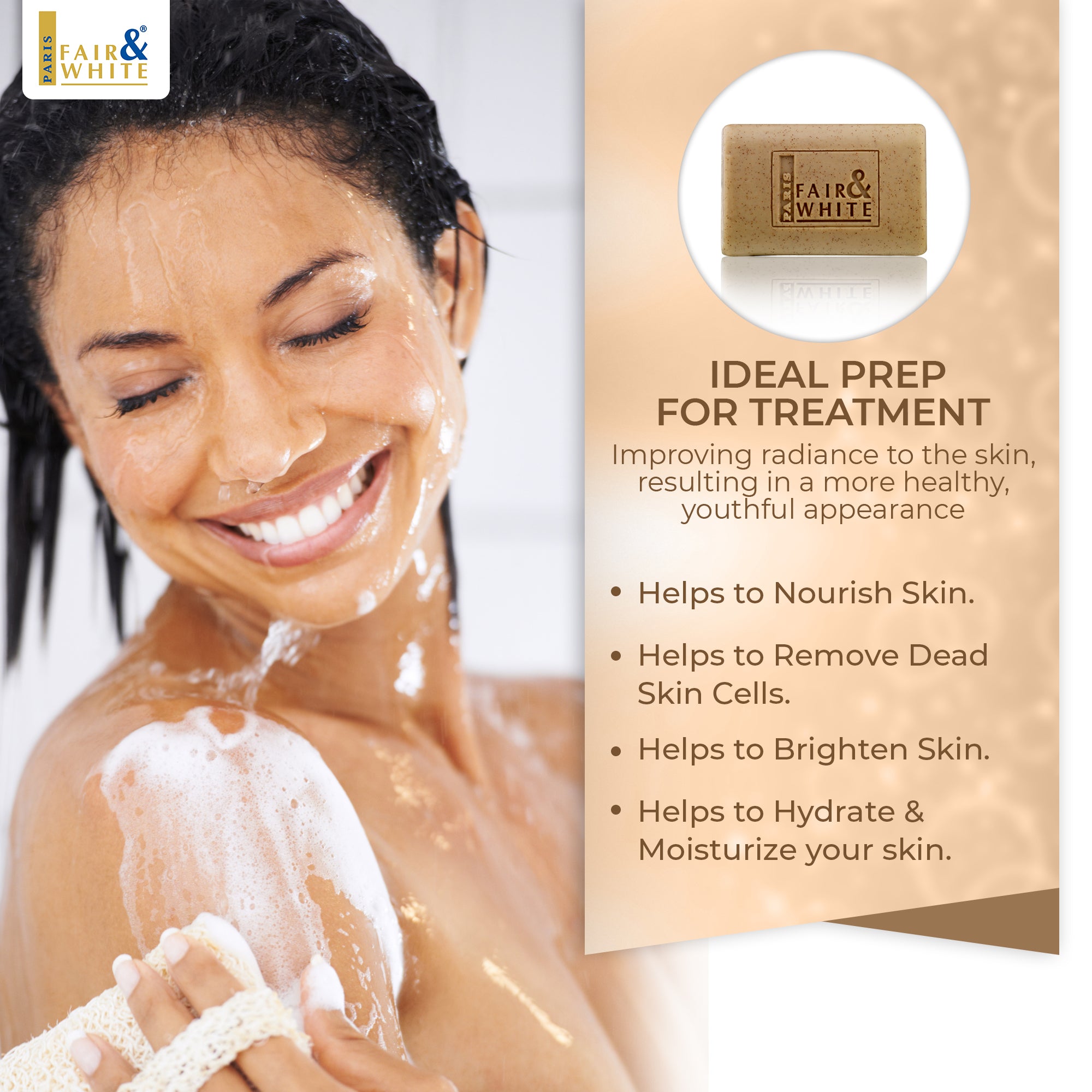 Fair and White Original White Exfoliating Soap 200g