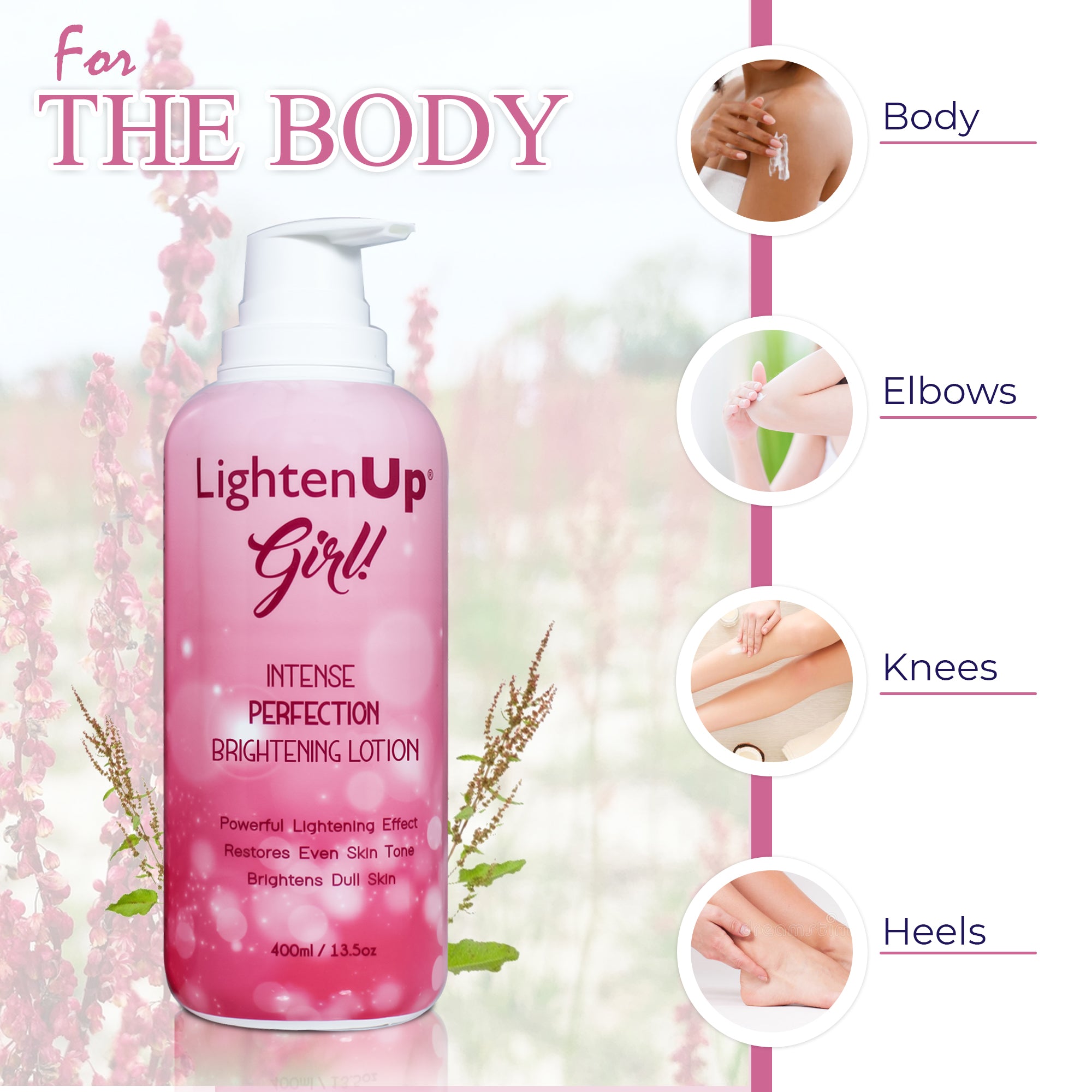 LightenUp Girl Intense Perfection Brightening Body Lotion 400ml / 13.5 fl oz