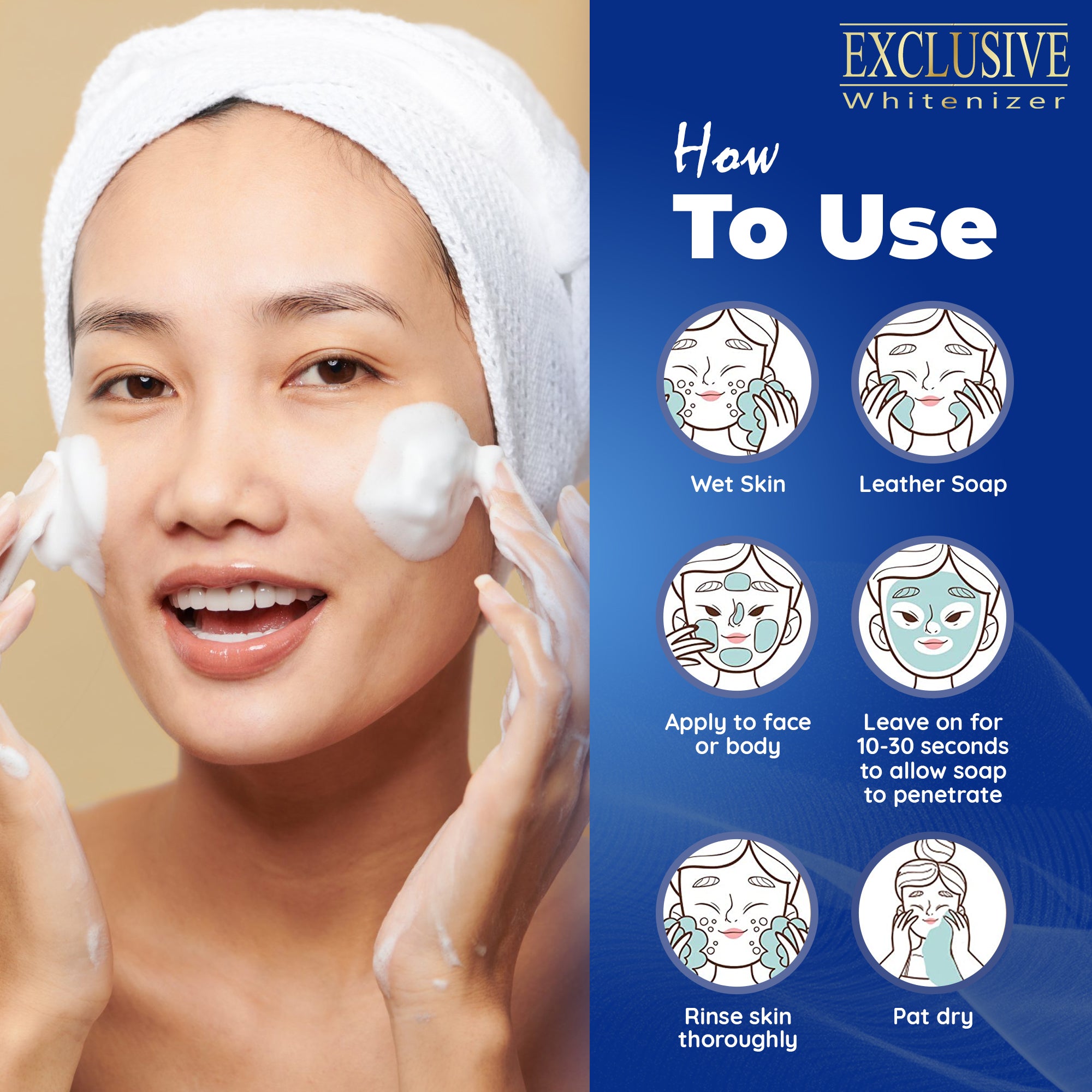 Fair and White Exclusive Whitenizer Exfoliating Soap 200gr