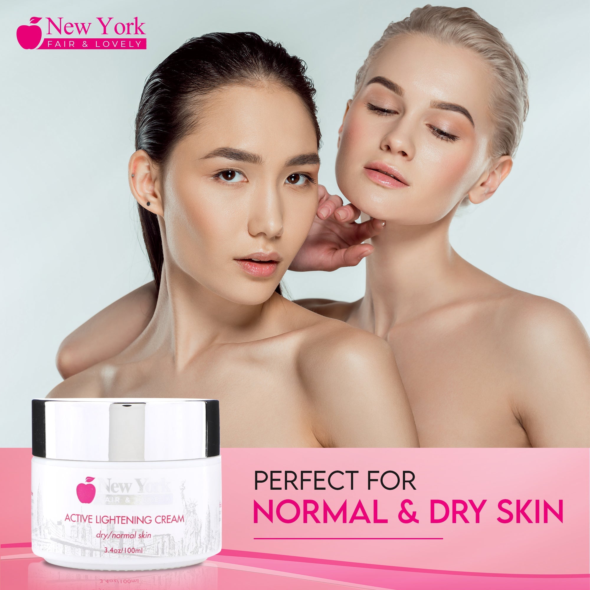 New York Fair & Lovely Crème Éclaircissante Active Pot 100 ML