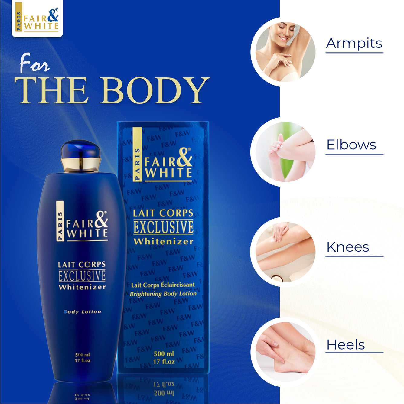 Fair and White Exclusive Whitenize Body Lotion 500ml