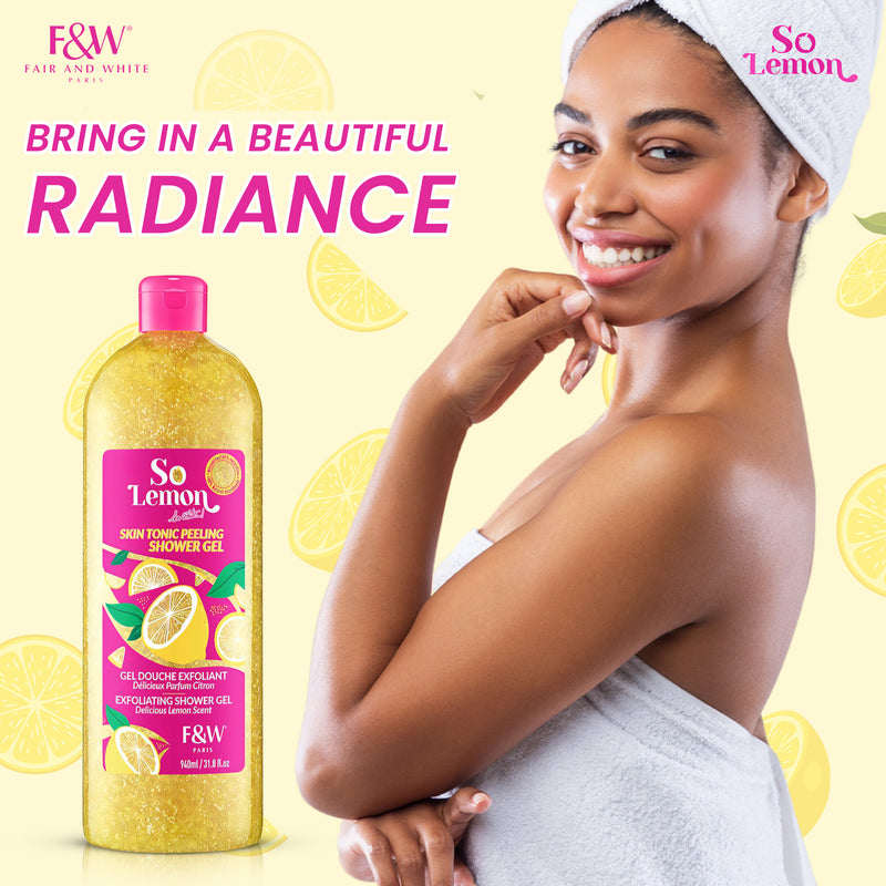 So Lemon Exfoliating Shower Gel 940ml