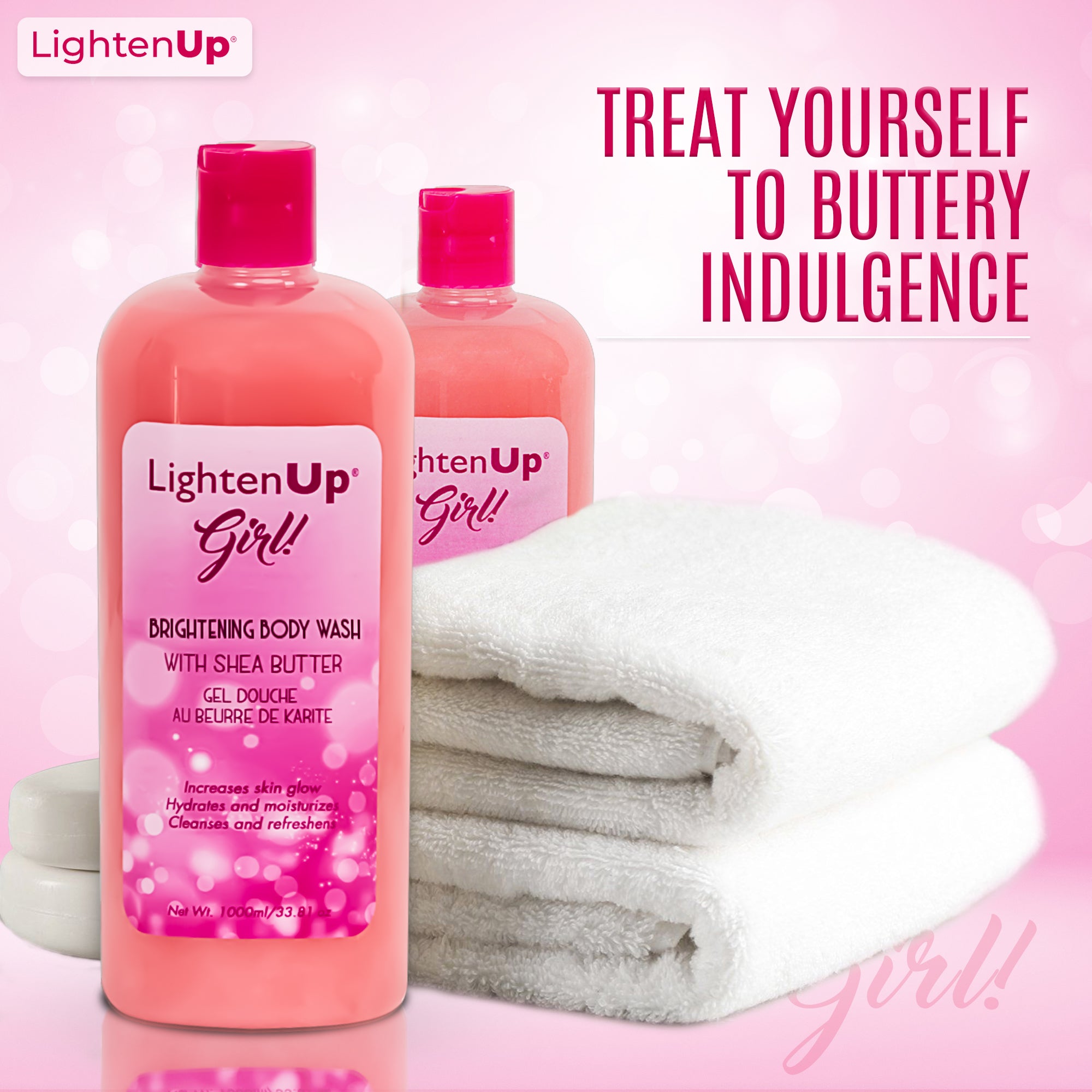 LightenUp Girl Shower Gel 1000ML
