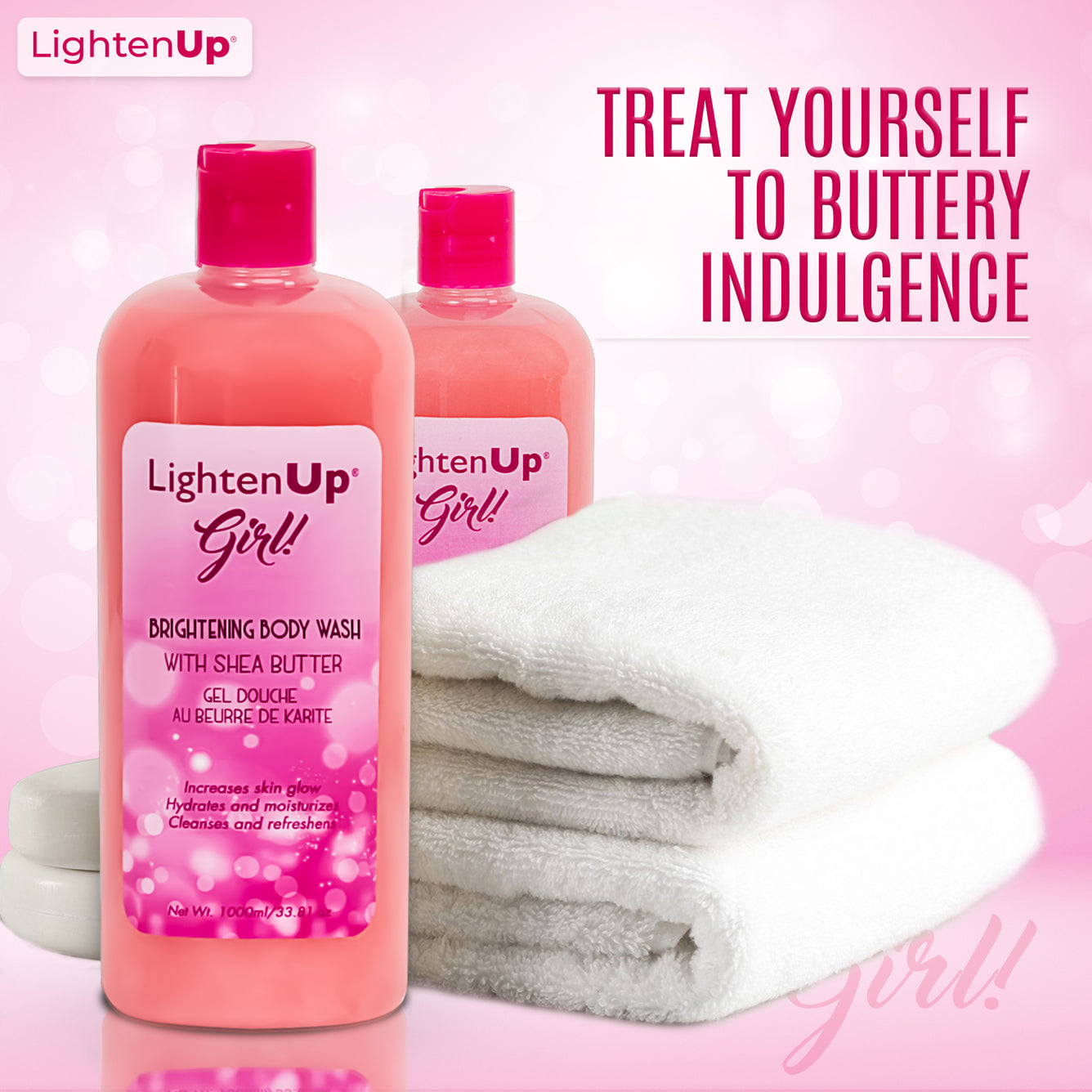 LightenUp Girl Shower Gel 1000ML
